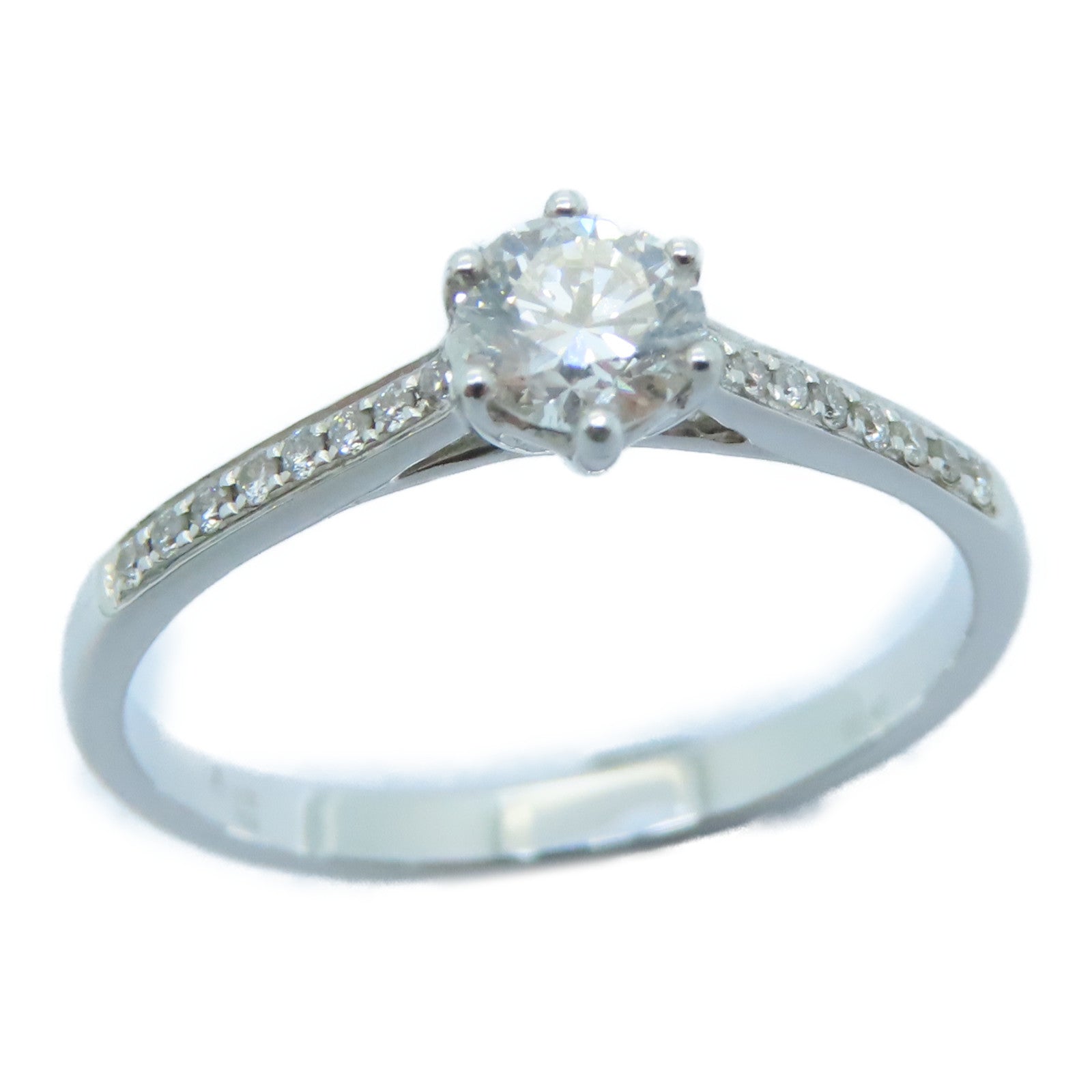 JEWELRY 【激减优惠】18K白金Diamond Ring 0.40ct钻石戒指