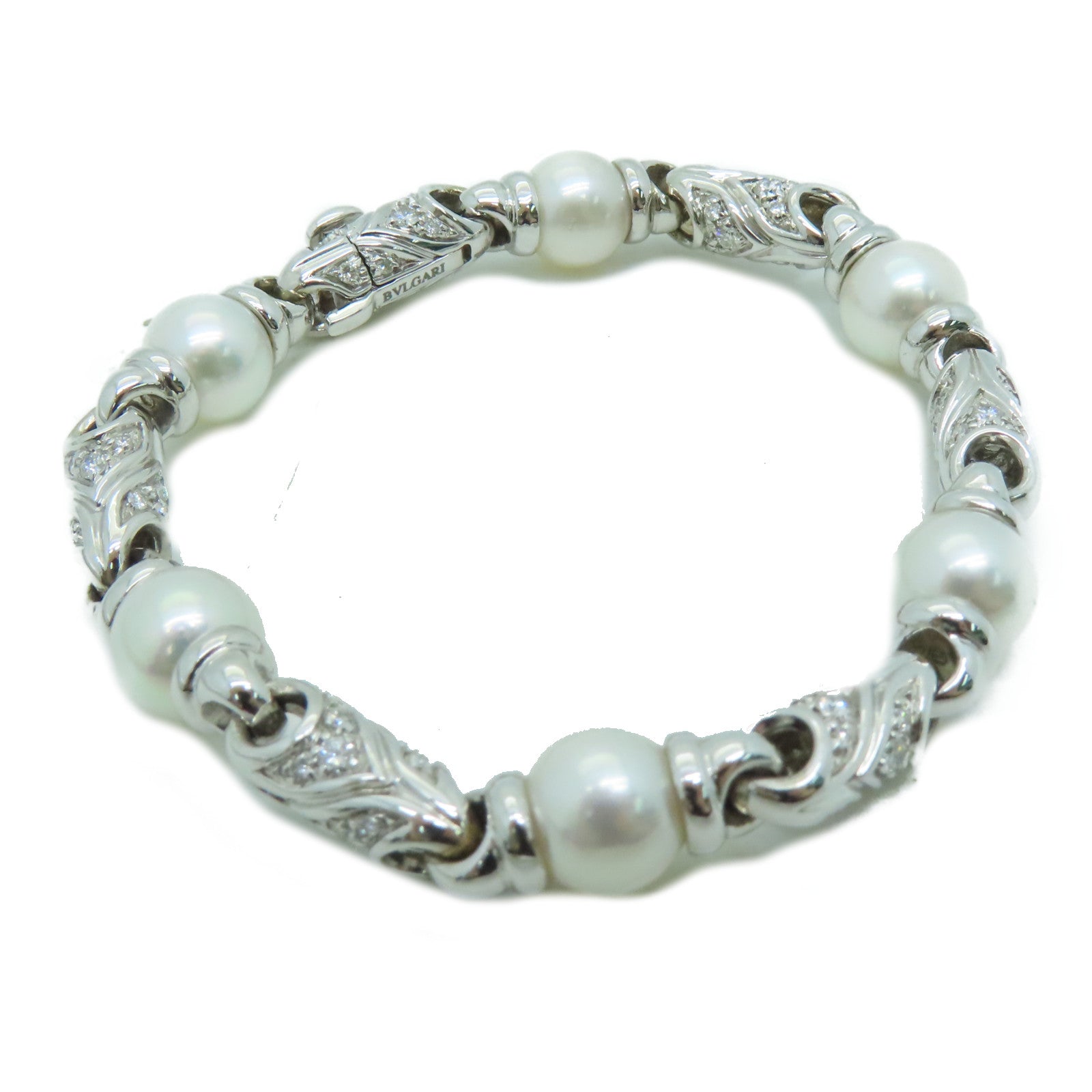 BVLGARI 【激減優惠】18K白金Passo Doppio Bracelet手鏈