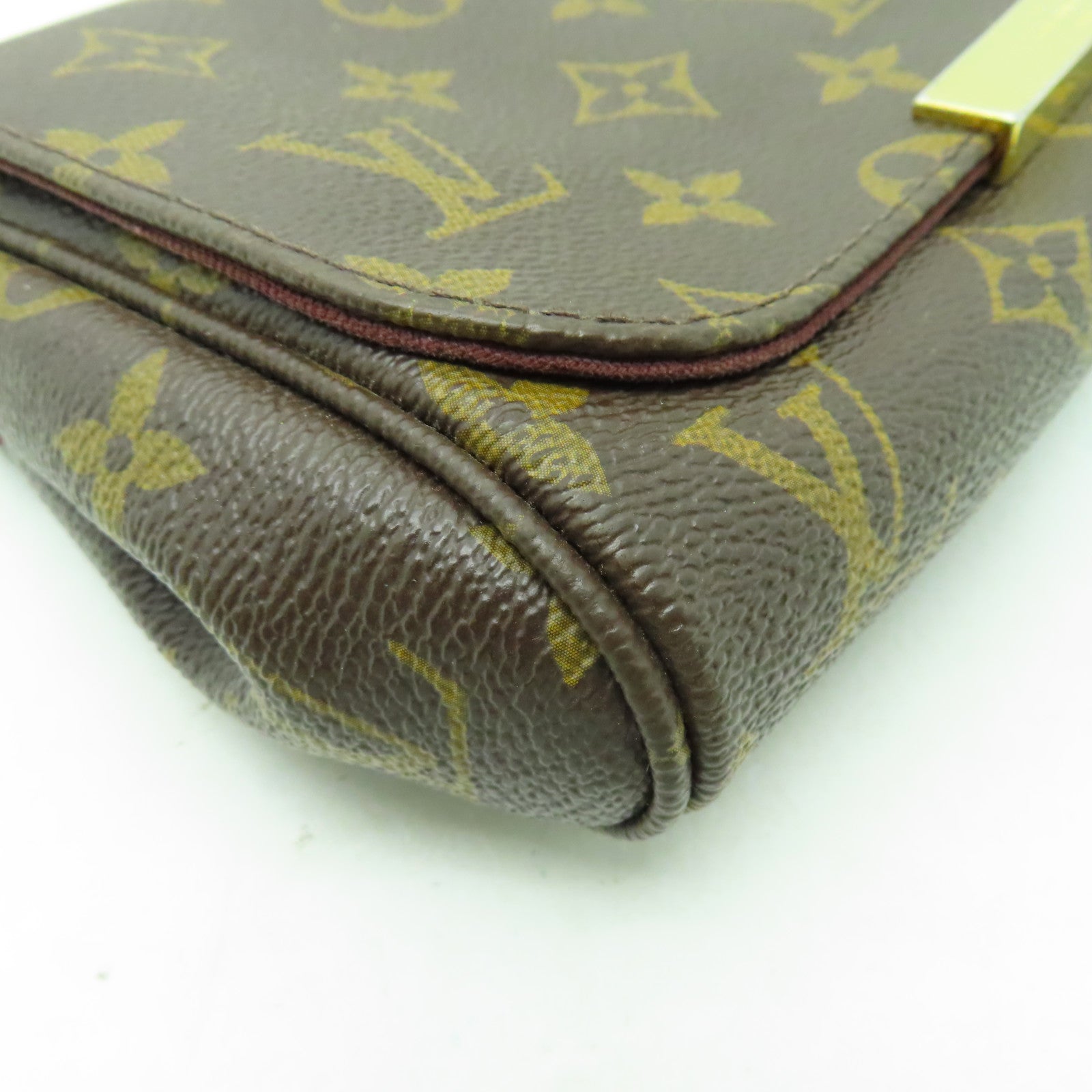 LOUIS VUITTON Monogram Favourite MM金扣手挽肩背兩用袋啡色