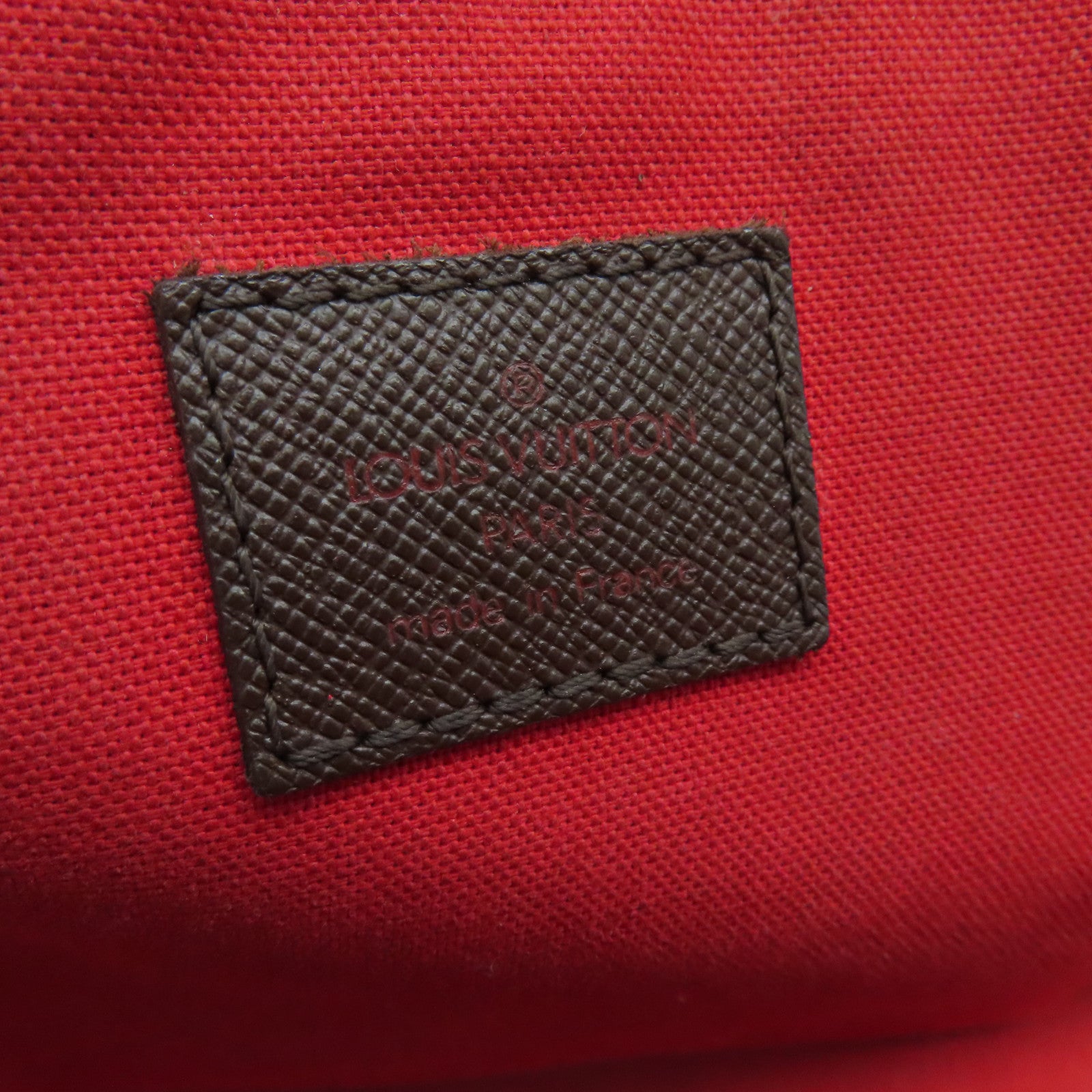 LOUIS VUITTON Damier Belem PM Hand Bag金扣手挽袋啡色