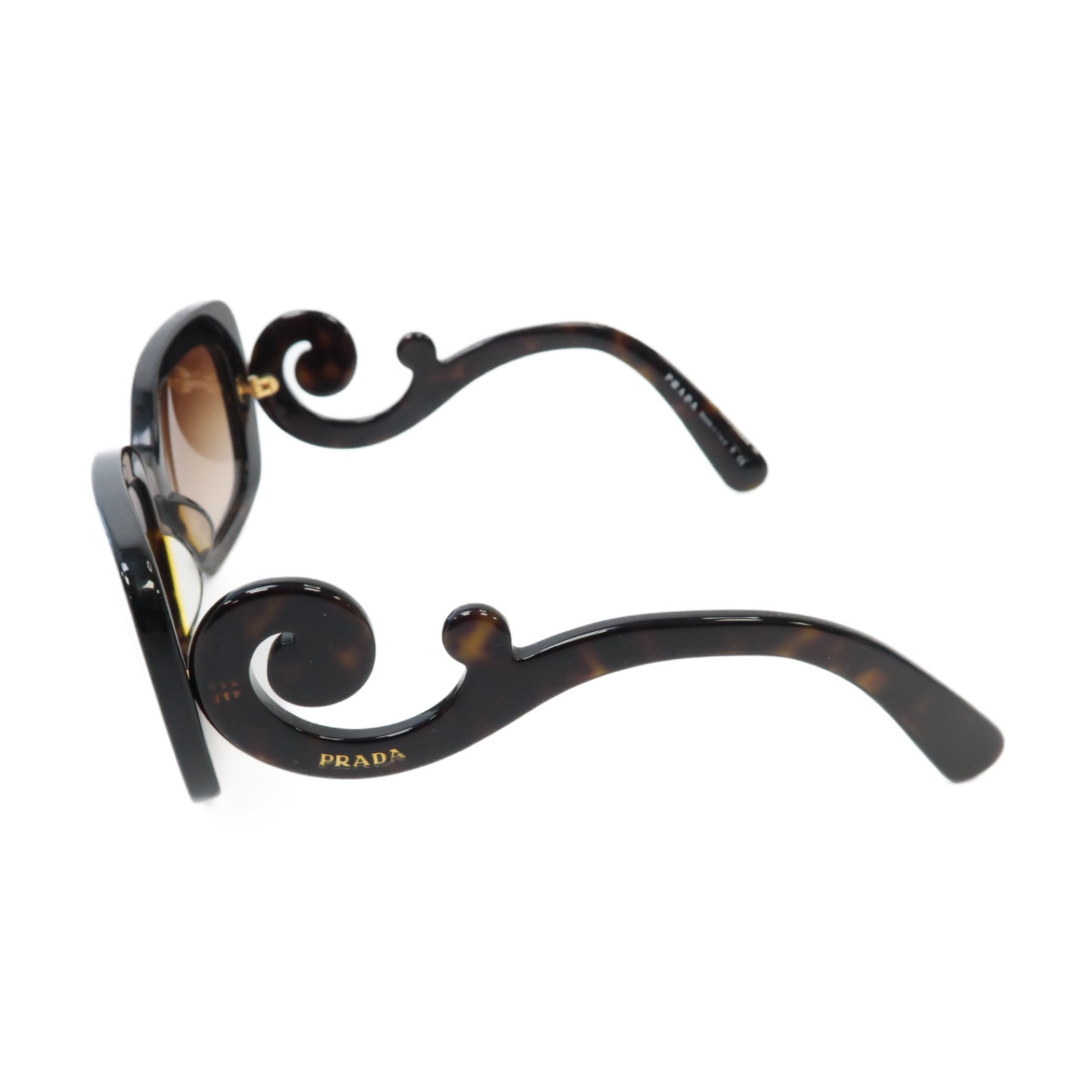 PRADA PVC Sunglasses太陽眼鏡黒色/啡色