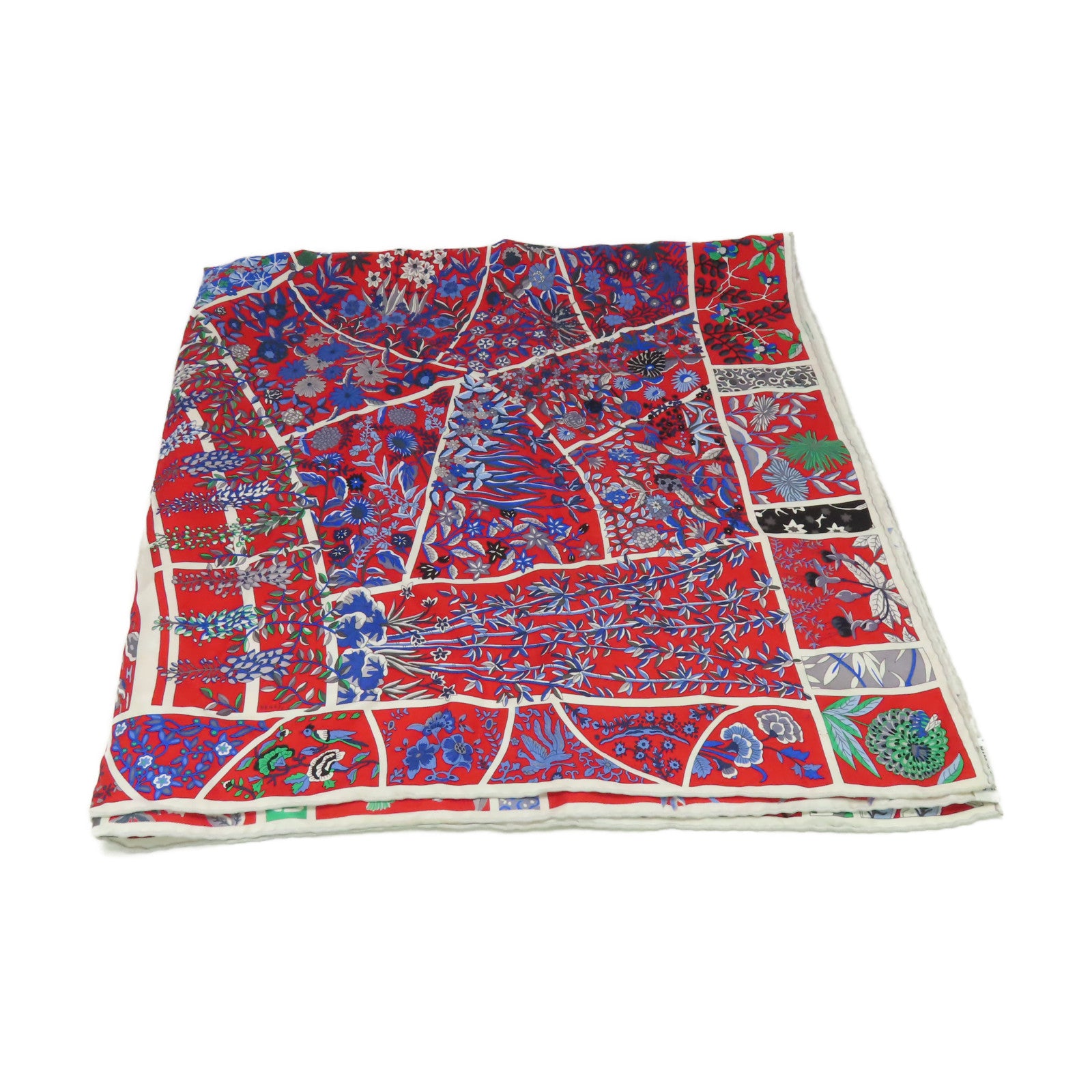 HERMES 【激減優惠】絲質Scarf 90x90絲巾紅色/藍色/彩色