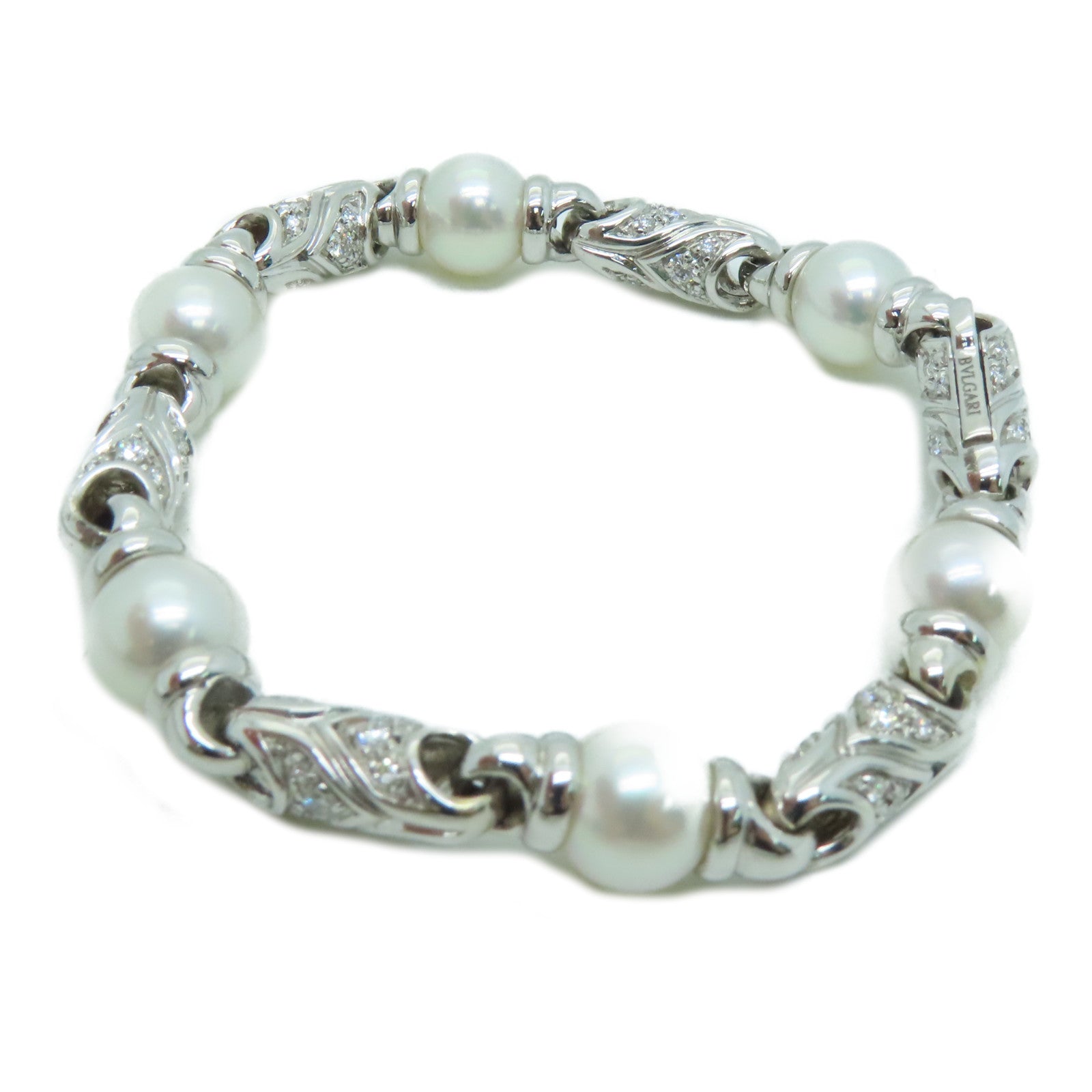 BVLGARI 【激減優惠】18K白金Passo Doppio Bracelet手鏈