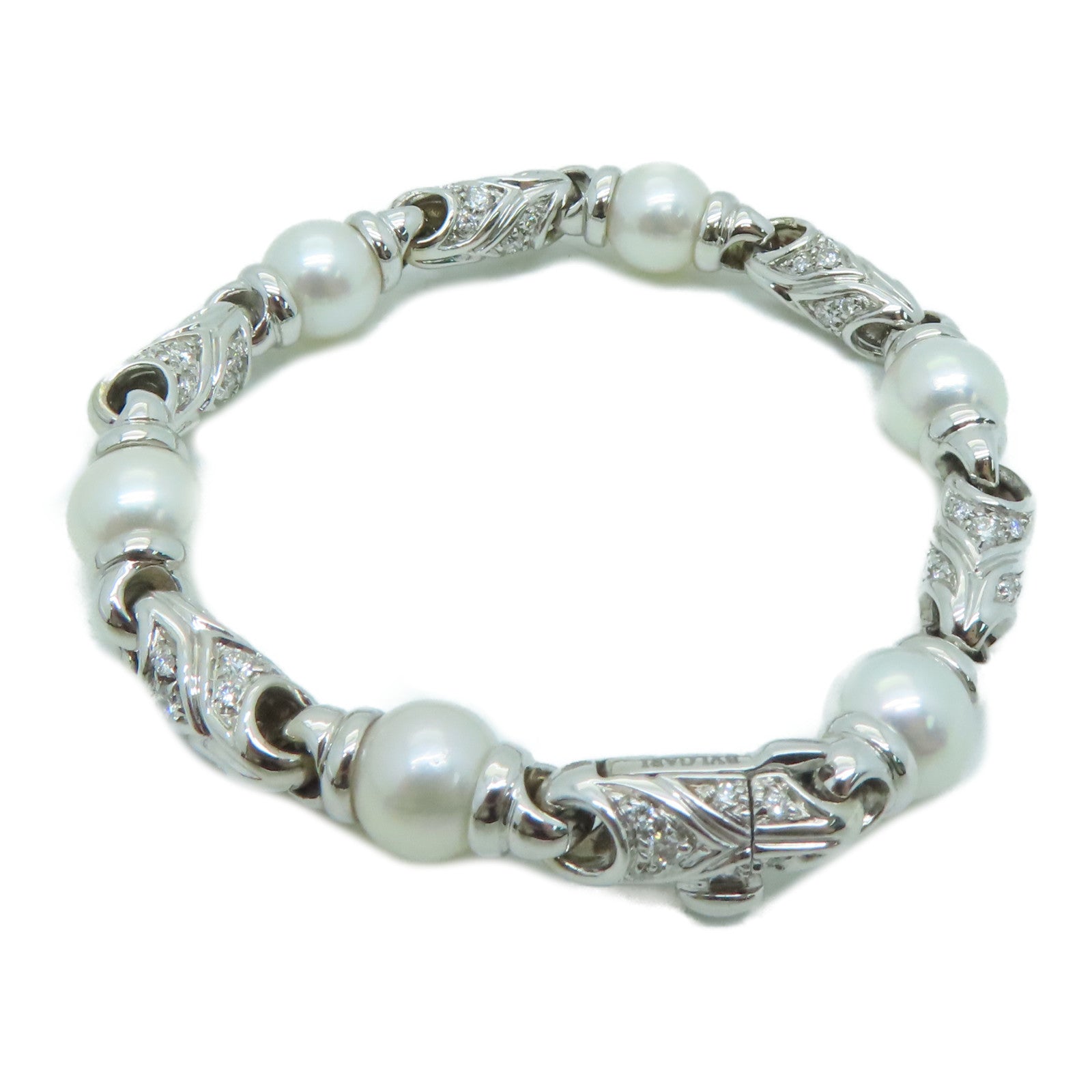 BVLGARI 【激減優惠】18K白金Passo Doppio Bracelet手鏈