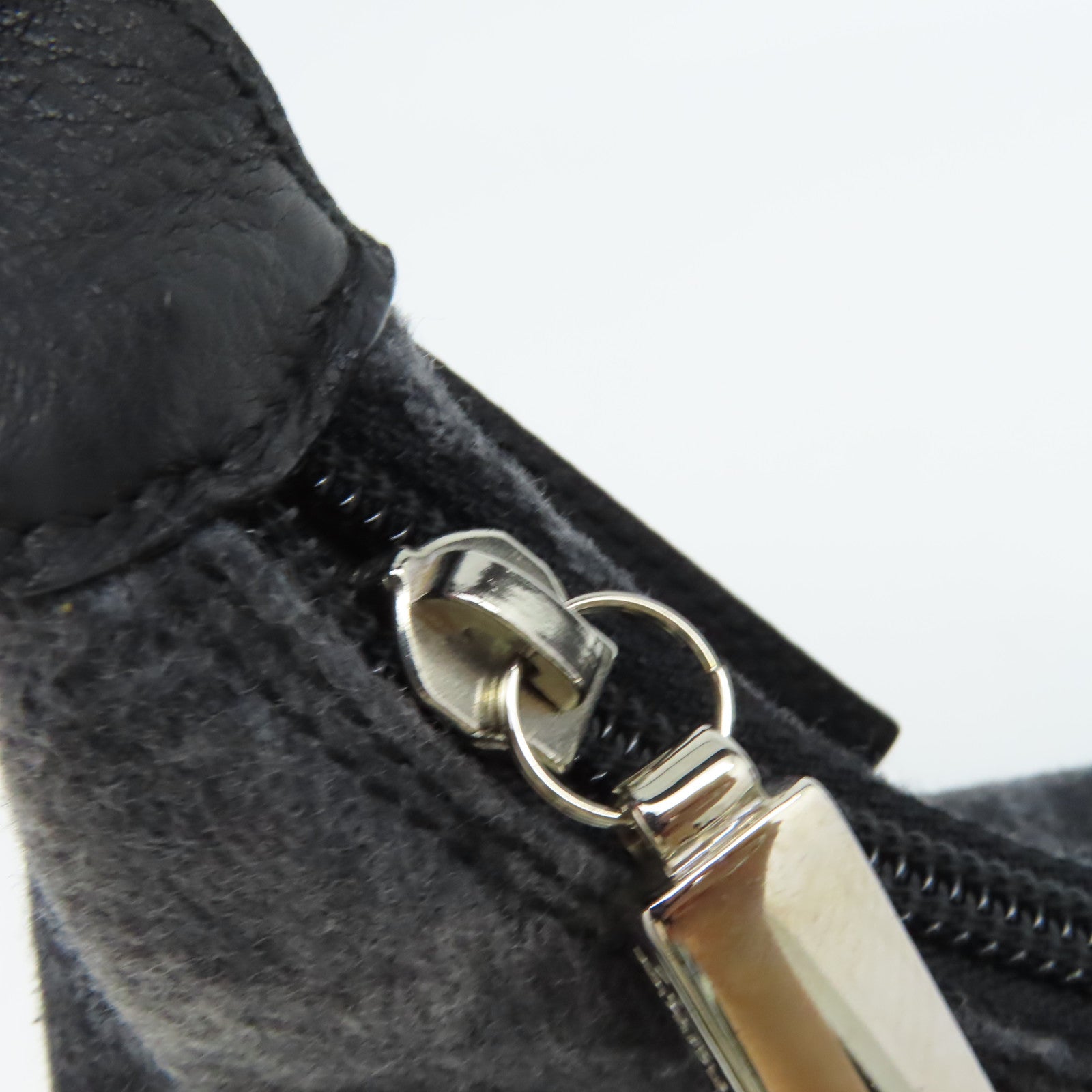 Salvatore Ferragamo 帆布Shoulder Bag肩背袋碳灰色