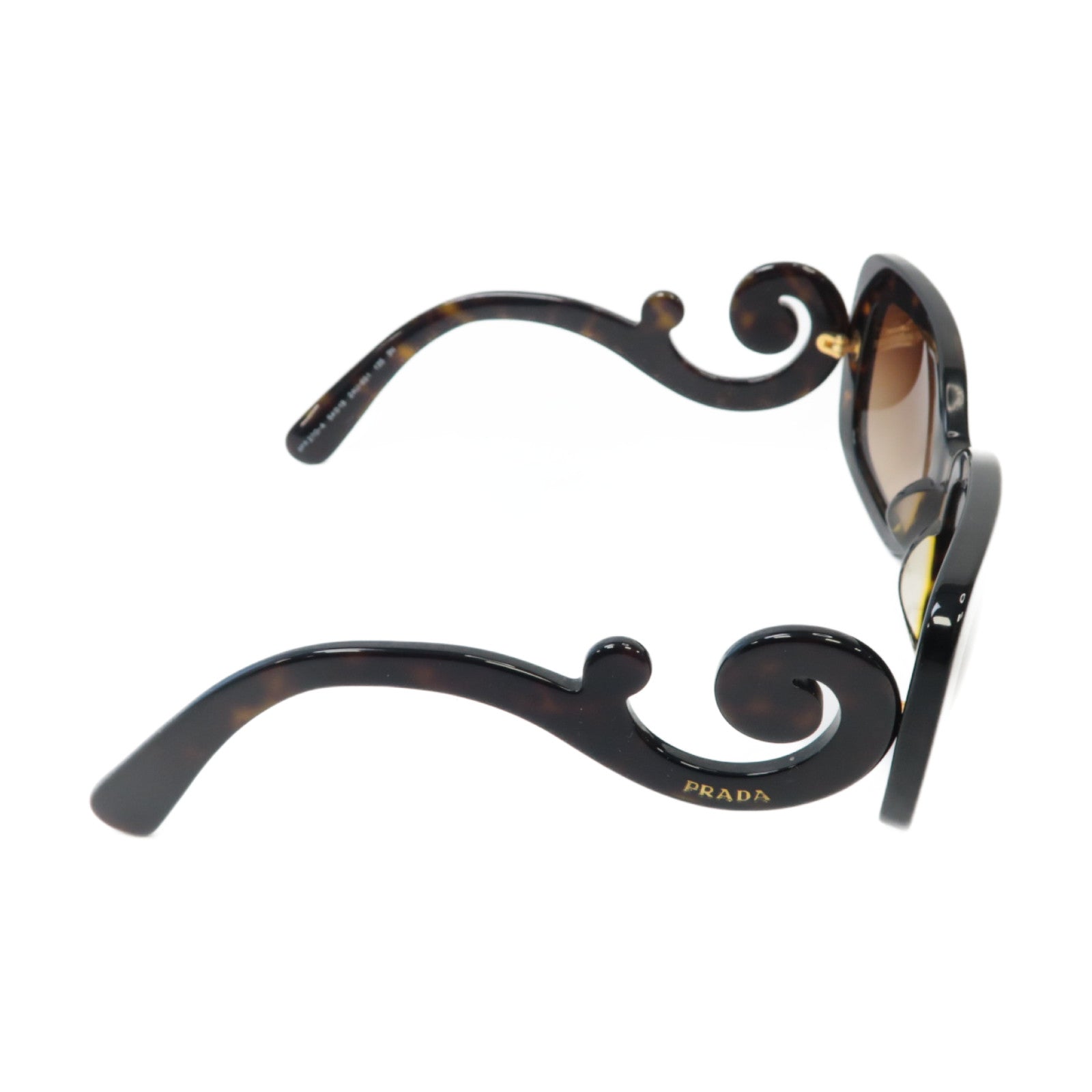 PRADA PVC Sunglasses太陽眼鏡黒色/啡色