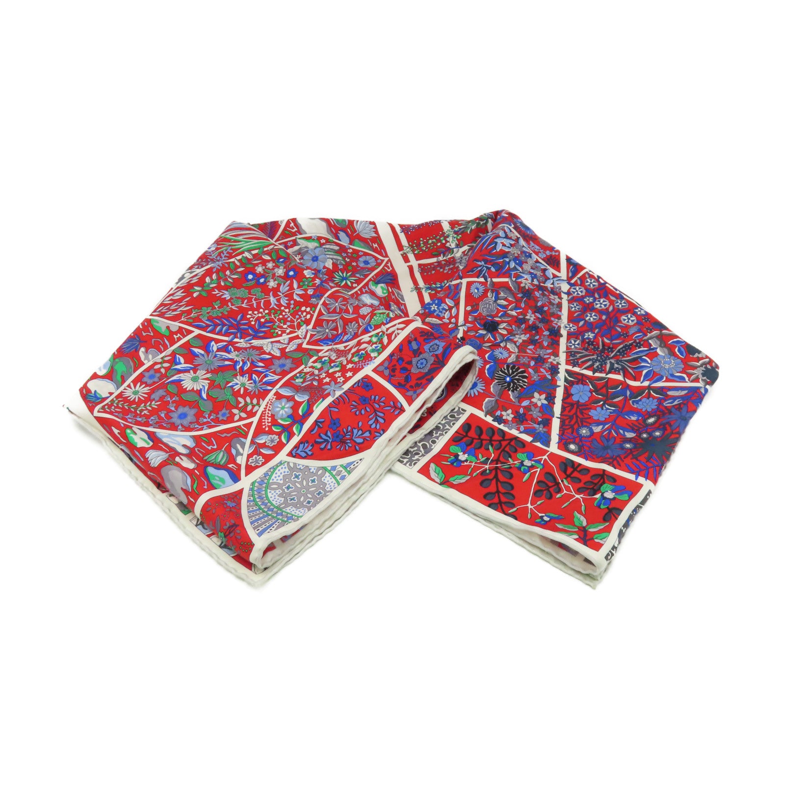 HERMES 【激減優惠】絲質Scarf 90x90絲巾紅色/藍色/彩色
