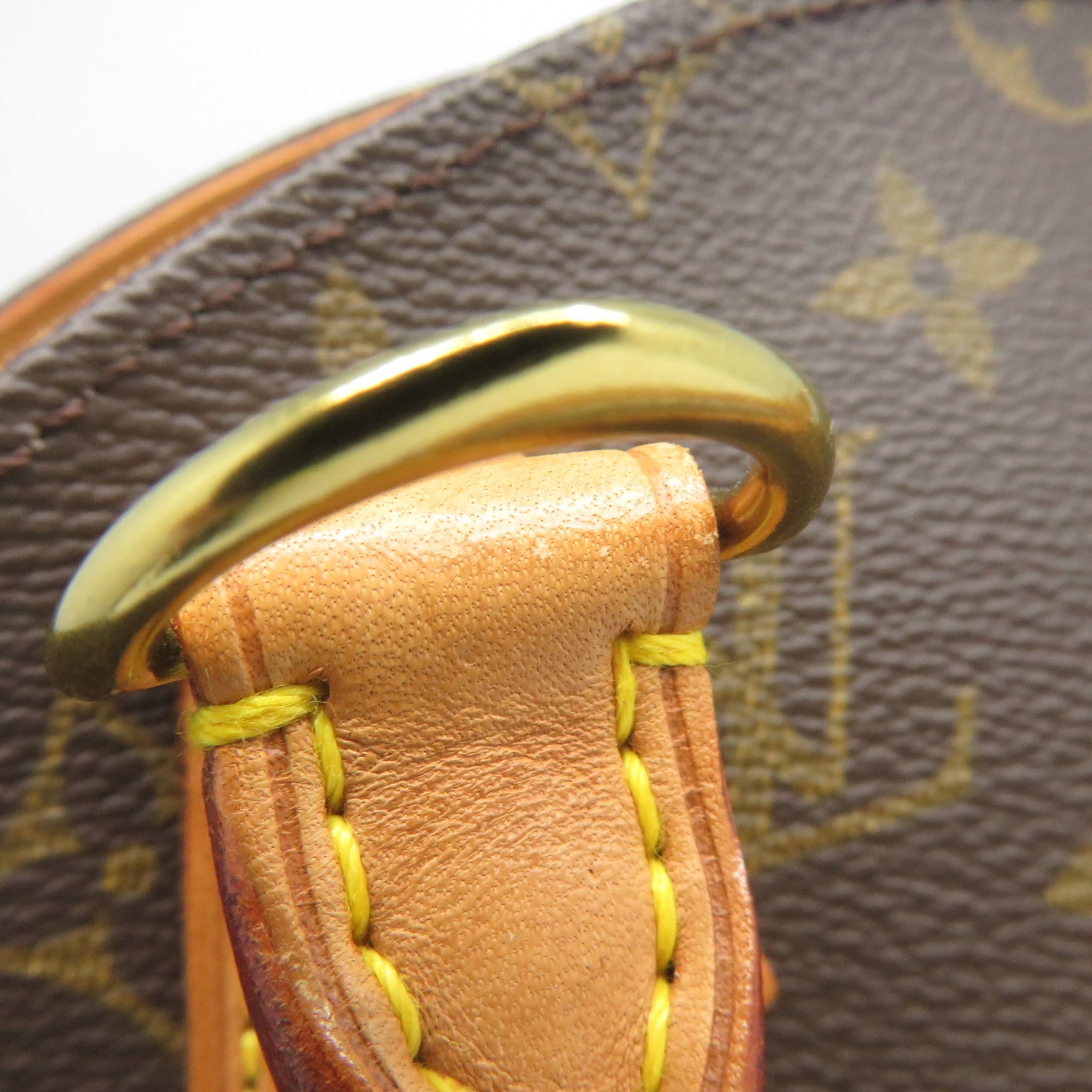 LOUIS VUITTON 【激減優惠】Monogram Elipse PM金扣手挽袋啡色
