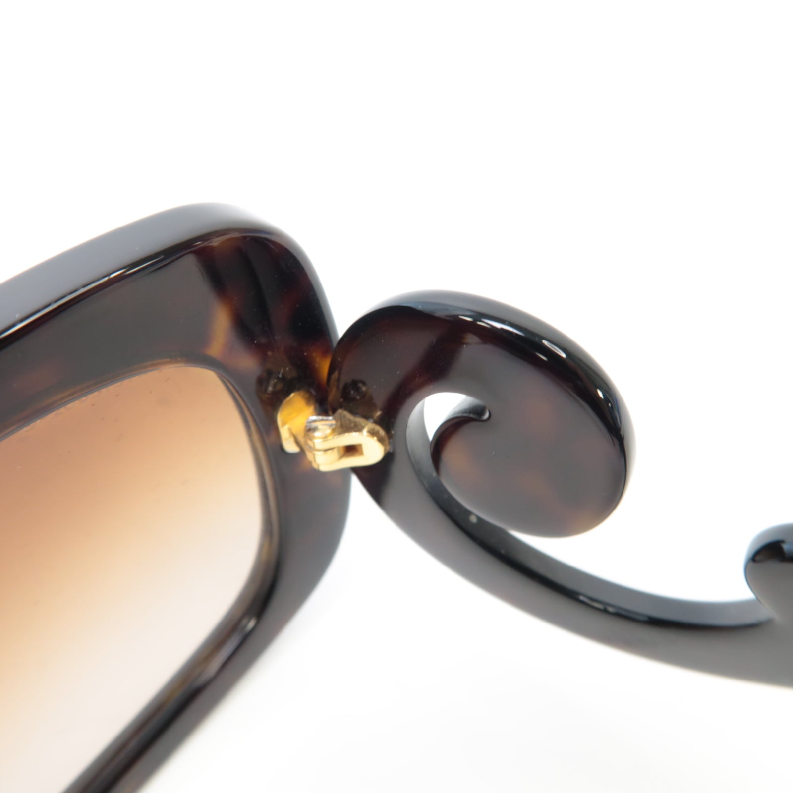 PRADA PVC Sunglasses太陽眼鏡黒色/啡色