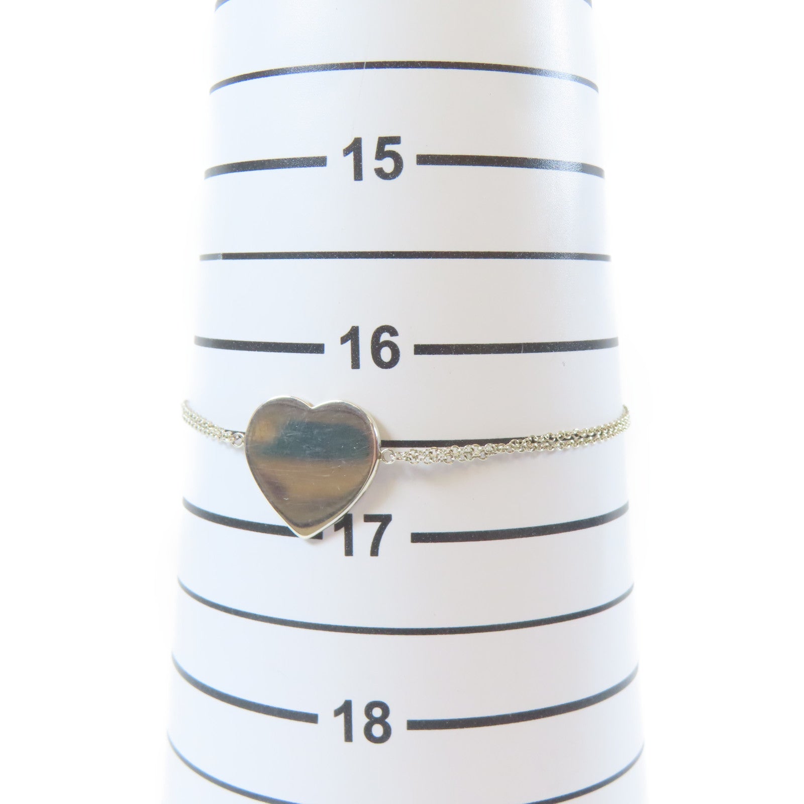 TIFFANY＆CO 925純銀Silver Please Return手鏈#16cm