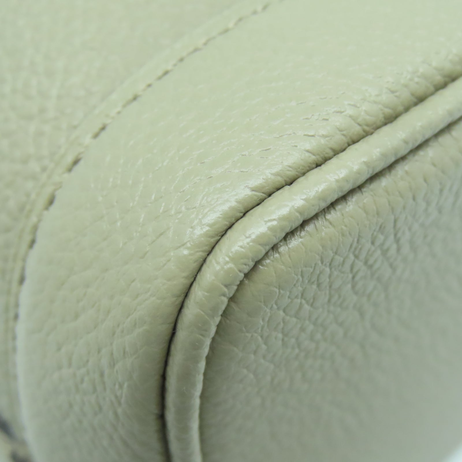 LOUIS VUITTON Monogram Empreinte Nano Noe金扣手挽肩背兩用袋米色