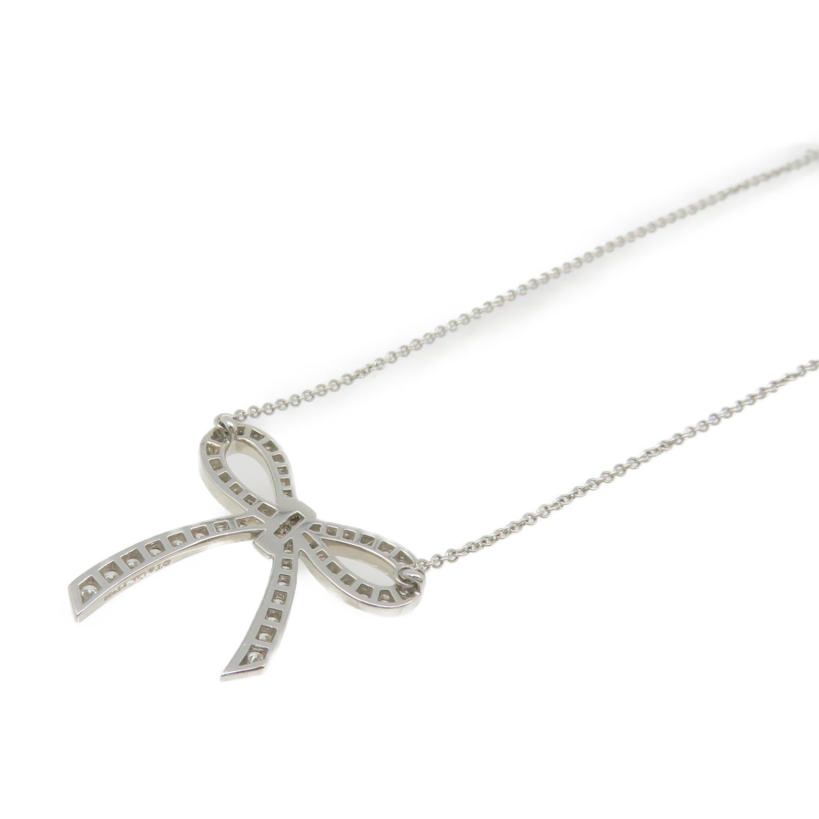 TIFFANY&amp;CO PT950 Platinum / Diamond Diamond Necklace Necklace