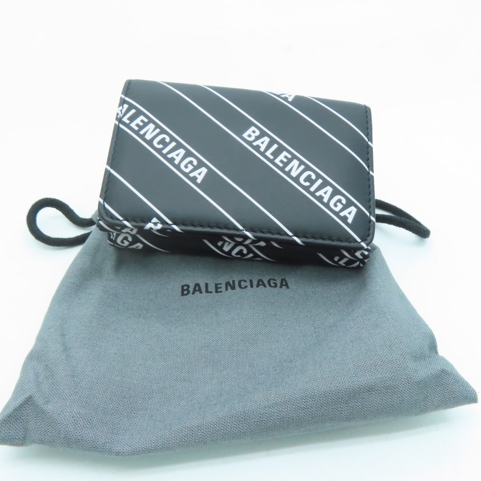 BALENCIAGA 皮革Wallet钱包黑色