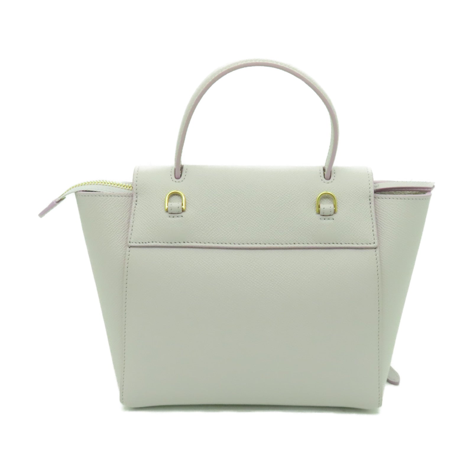 CELINE 牛皮皮革Belt Bag金扣手挽肩背兩用袋粉紅色