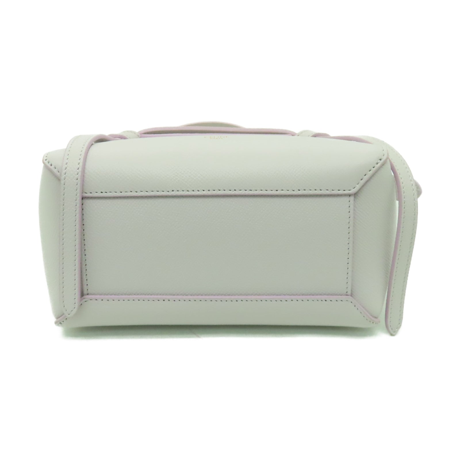 CELINE 牛皮皮革Belt Bag金扣手挽肩背兩用袋粉紅色