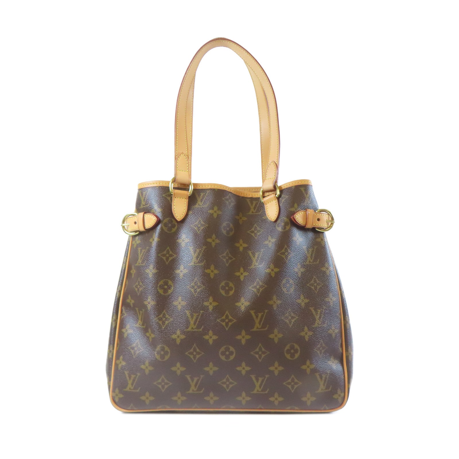 LOUIS VUITTON Monogram Batignolles金扣肩背袋啡色