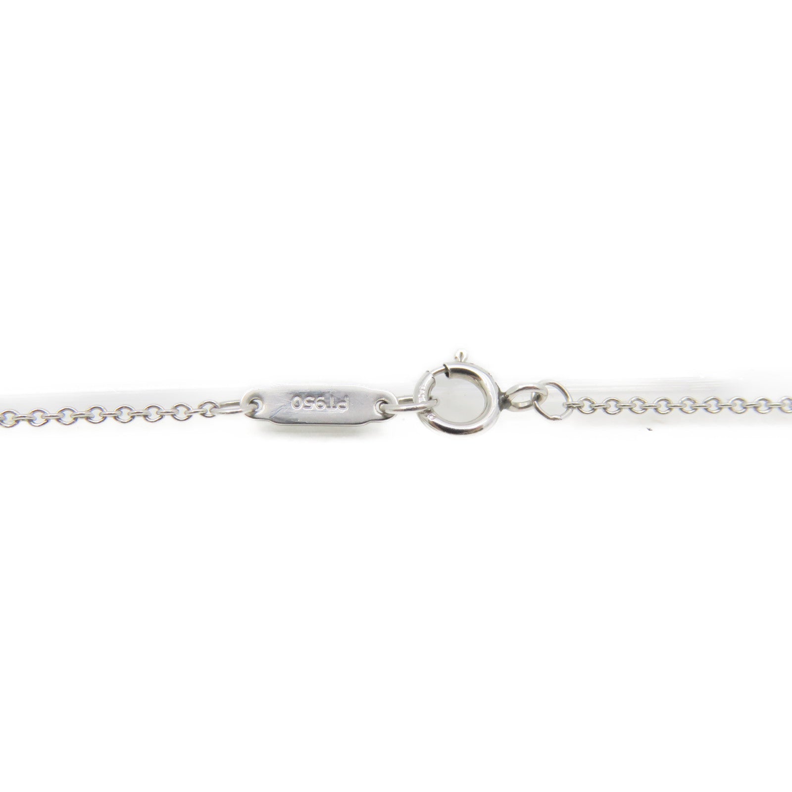 TIFFANY&amp;CO PT950 Platinum / Diamond Diamond Necklace Necklace