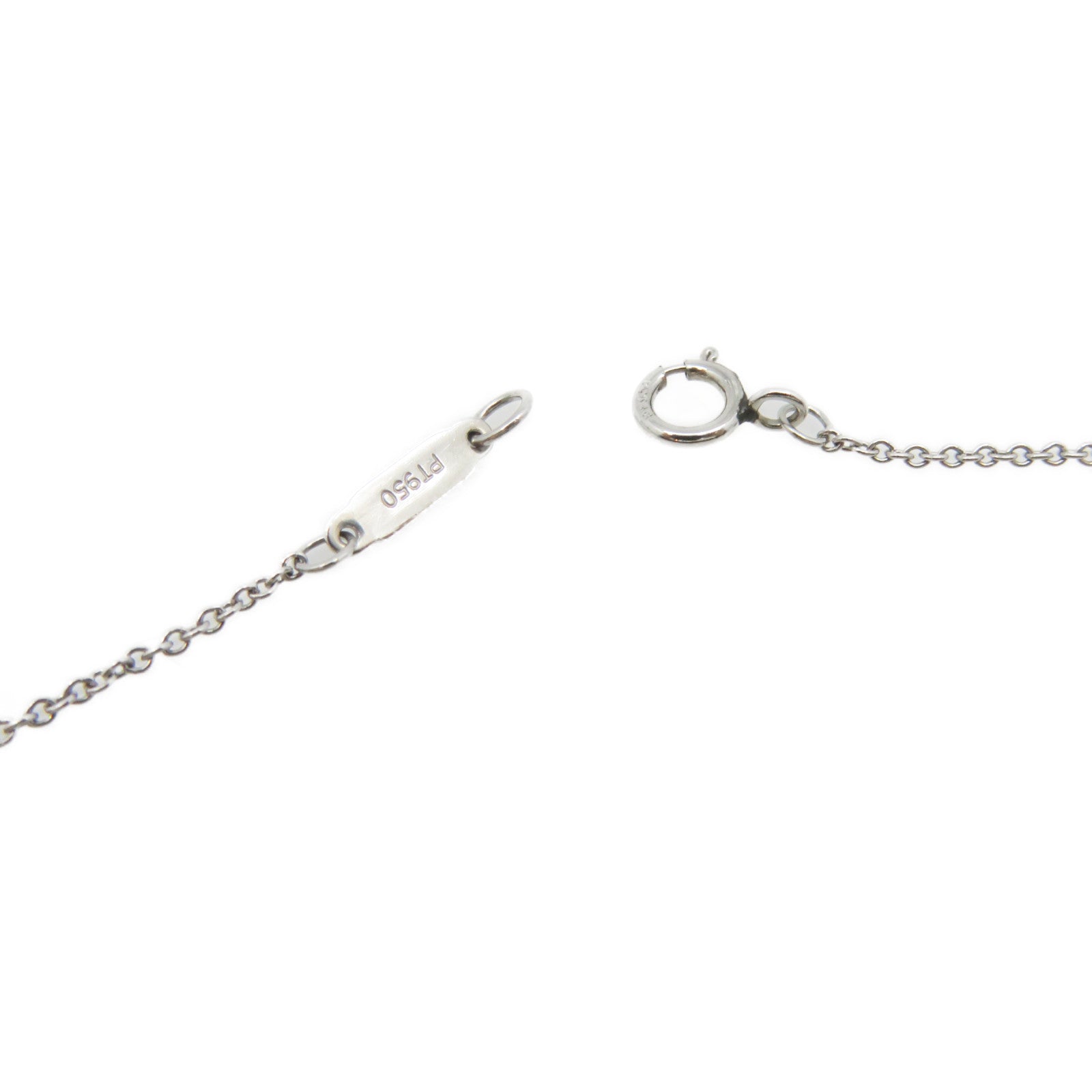 TIFFANY&amp;CO PT950 Platinum / Diamond Diamond Necklace Necklace