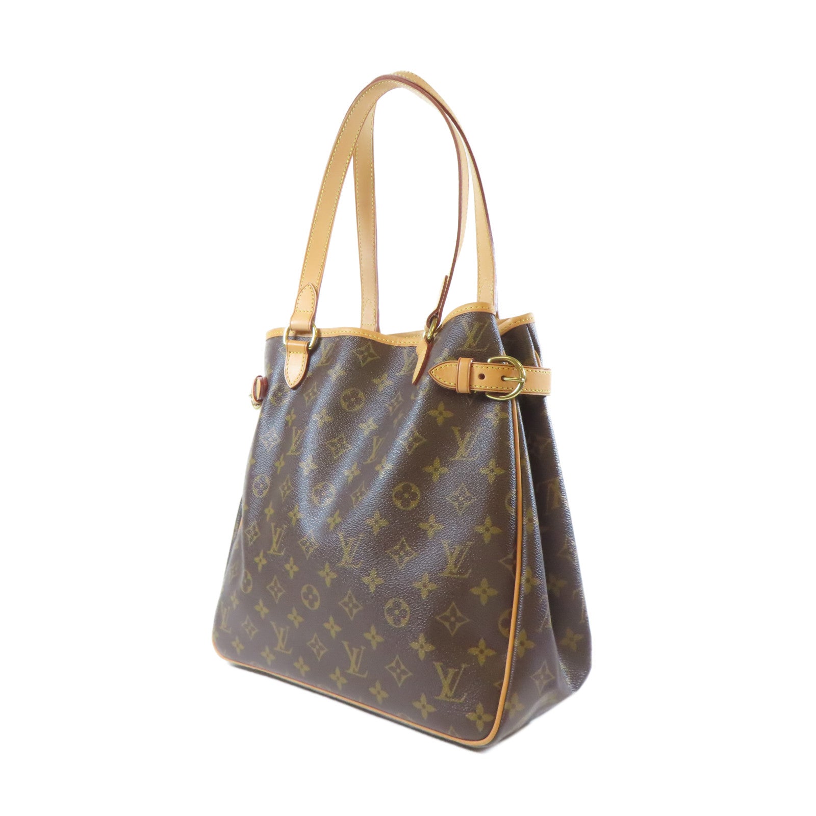 LOUIS VUITTON Monogram Batignolles金扣肩背袋啡色