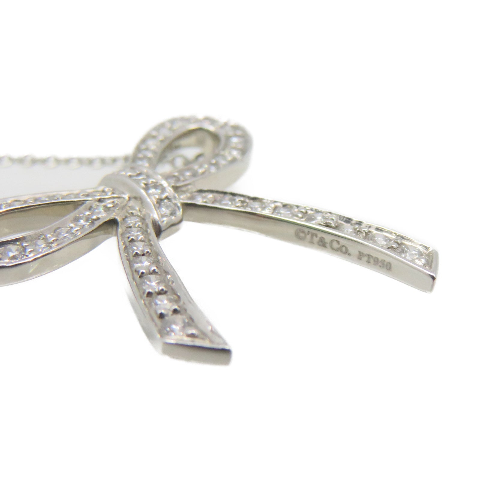 TIFFANY&amp;CO PT950 Platinum / Diamond Diamond Necklace Necklace