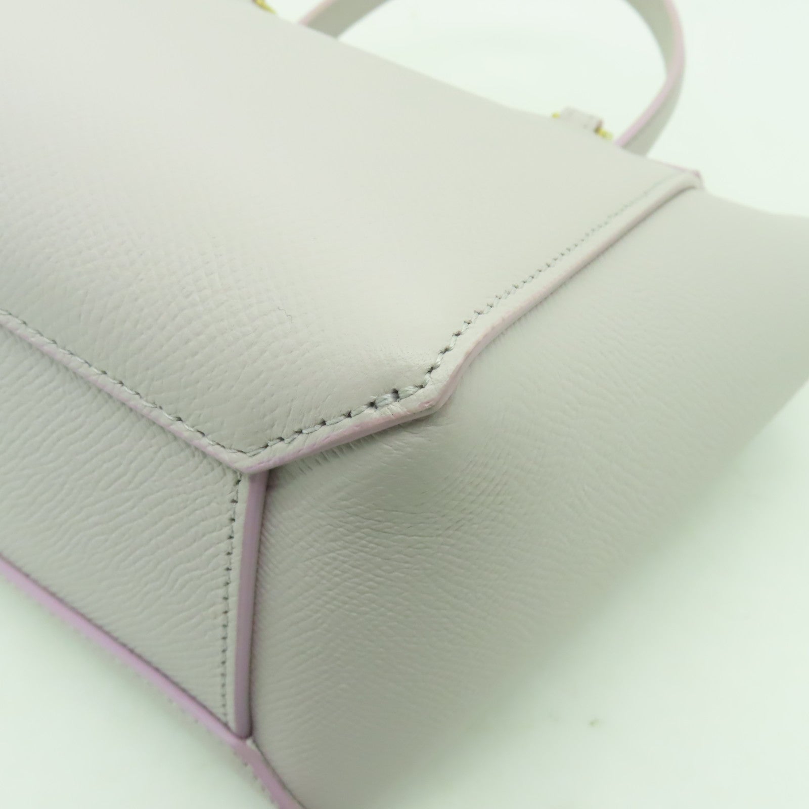 CELINE 牛皮皮革Belt Bag金扣手挽肩背兩用袋粉紅色