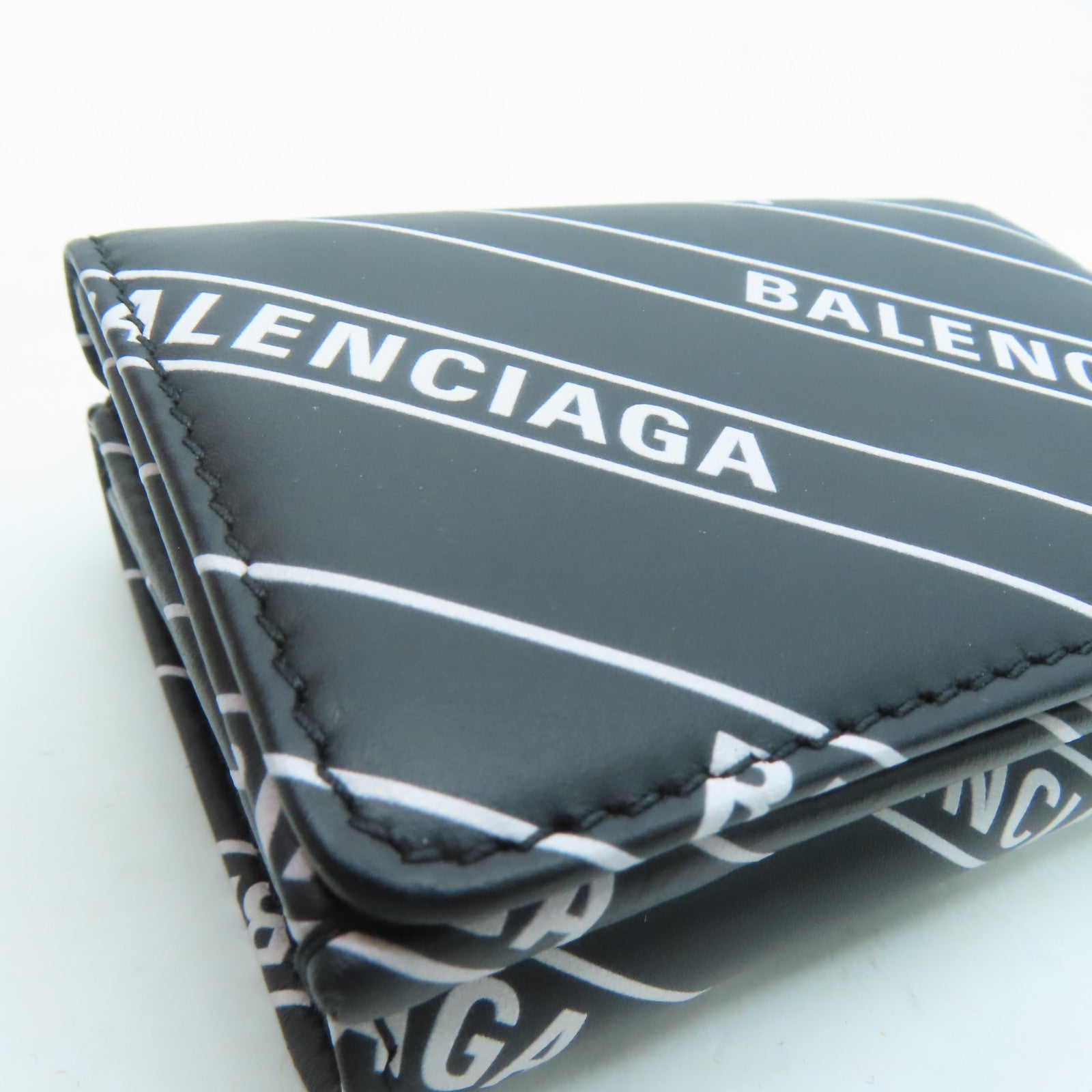 BALENCIAGA 皮革Wallet钱包黑色