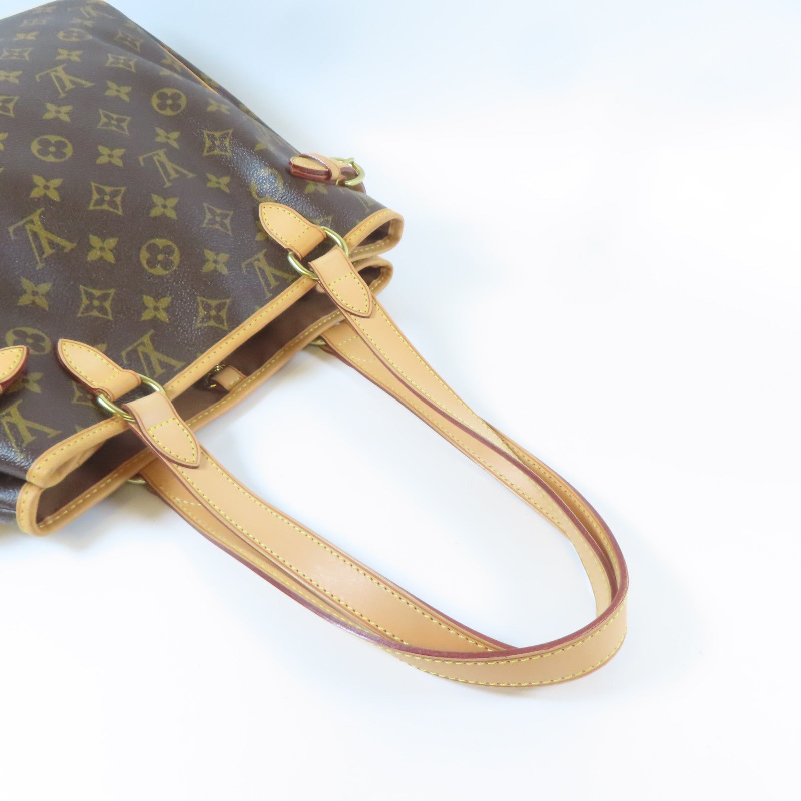 LOUIS VUITTON Monogram Batignolles金扣肩背袋啡色