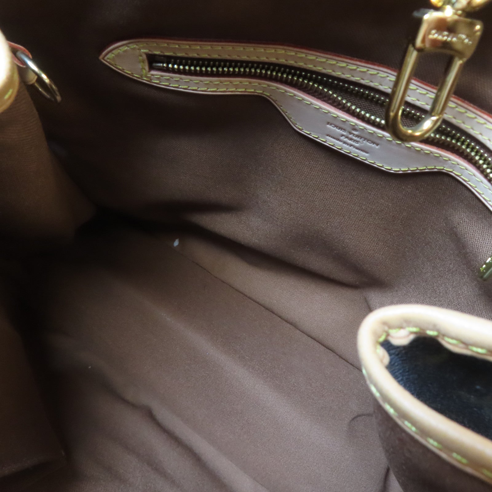 LOUIS VUITTON Monogram Batignolles金扣肩背袋啡色