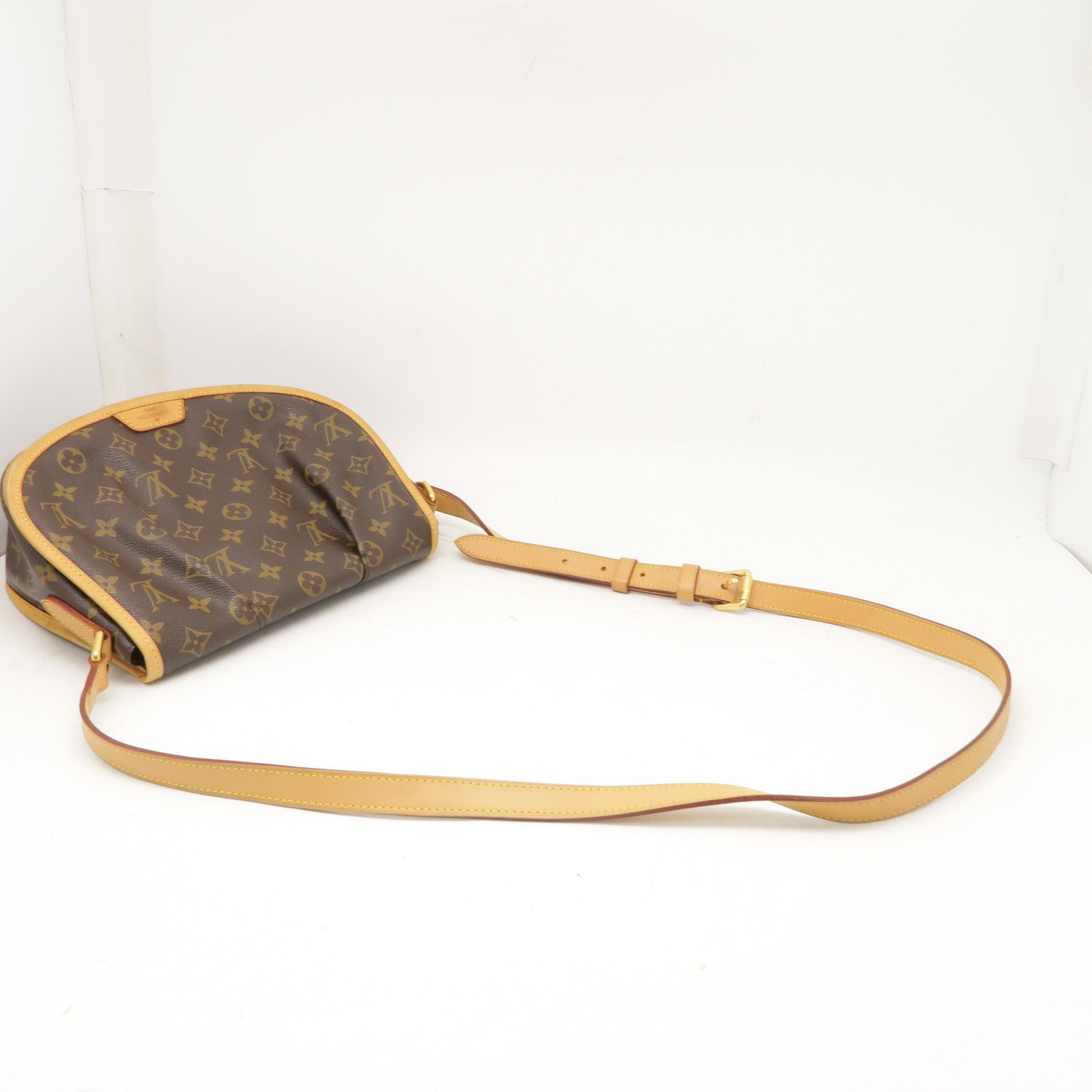 LOUIS VUITTON Monogram Menilmontant PM金扣肩背袋啡色