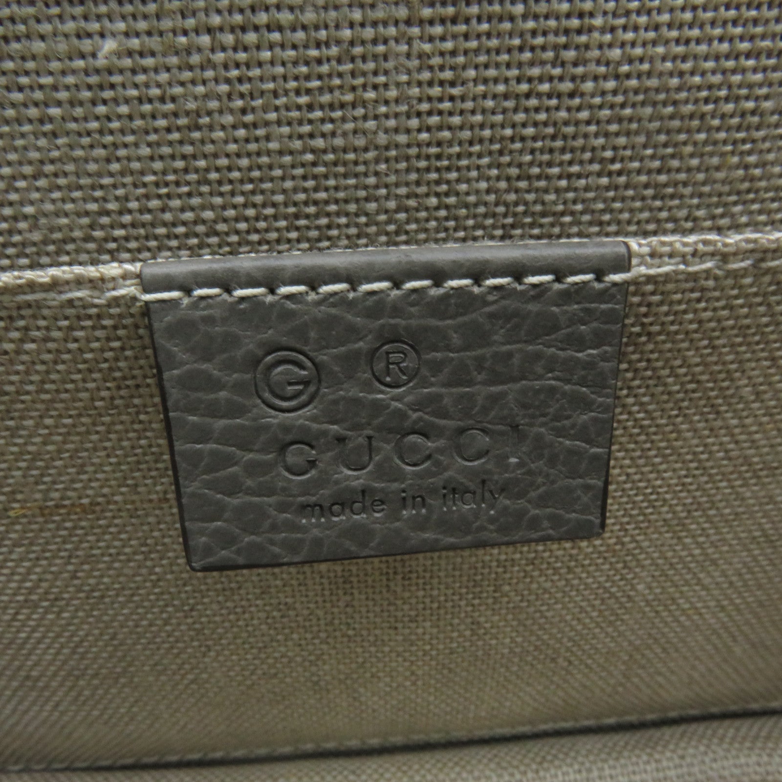 GUCCI 牛皮皮革Chain Shoulder Bag链带肩背袋灰色