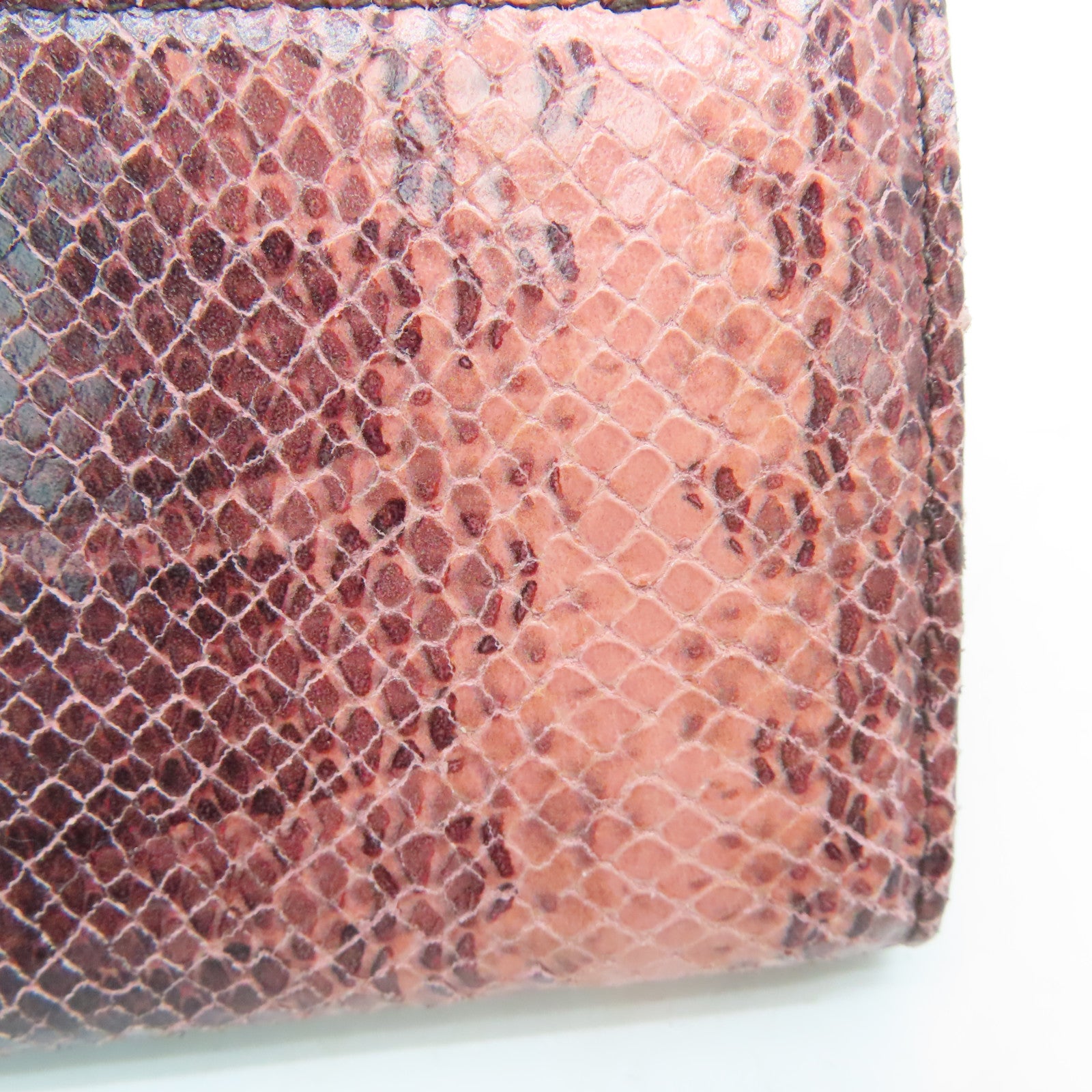 Miu Miu [Sharp Discount] Cowhide Leather Wallet Gold Buckle Wallet Pink