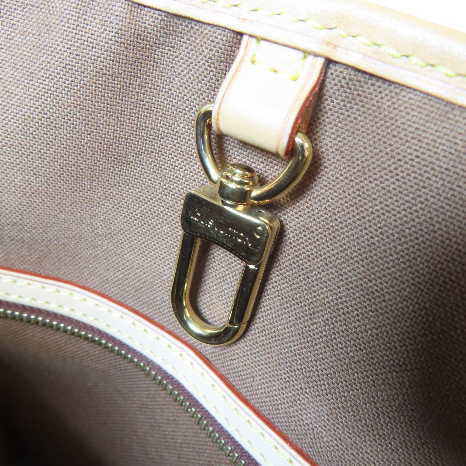 LOUIS VUITTON Monogram Batignolles金扣肩背袋啡色