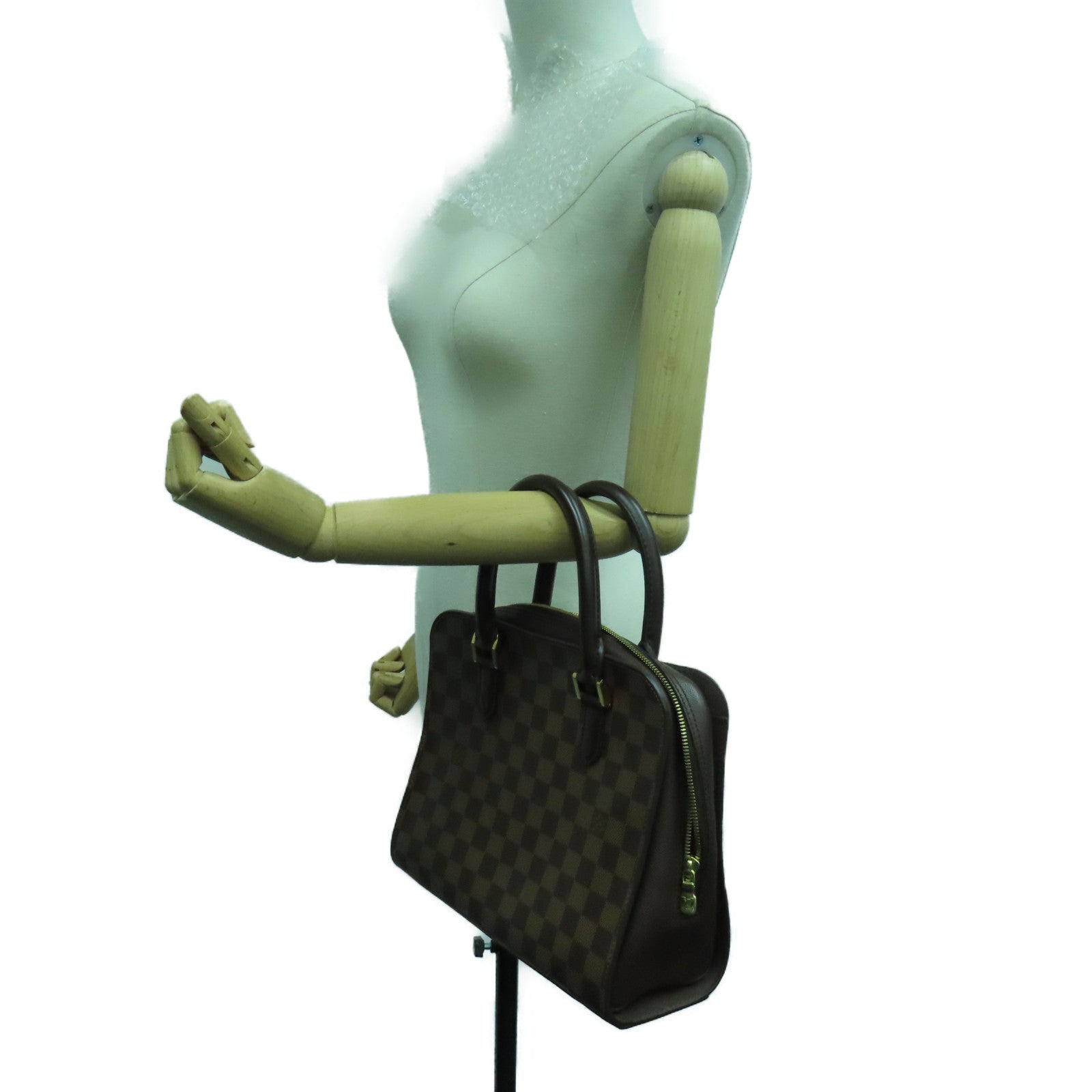 LOUIS VUITTON 【激減優惠】Damier Triana手挽袋啡色