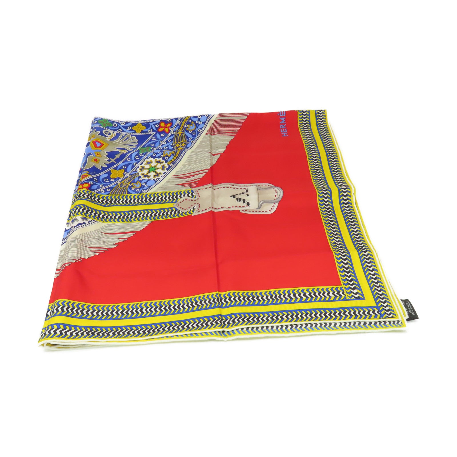 HERMES 【激減優惠】絲質Scarf 90x90絲巾紅色/黃色/藍色/彩色
