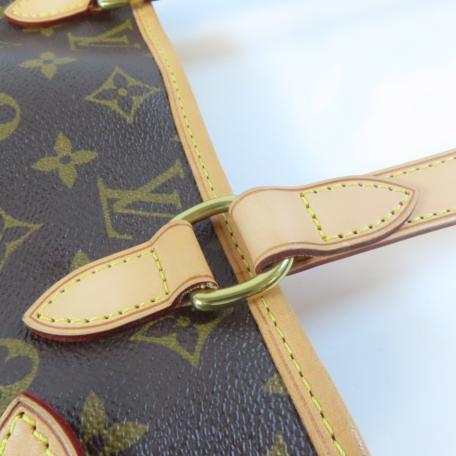 LOUIS VUITTON Monogram Batignolles金扣肩背袋啡色