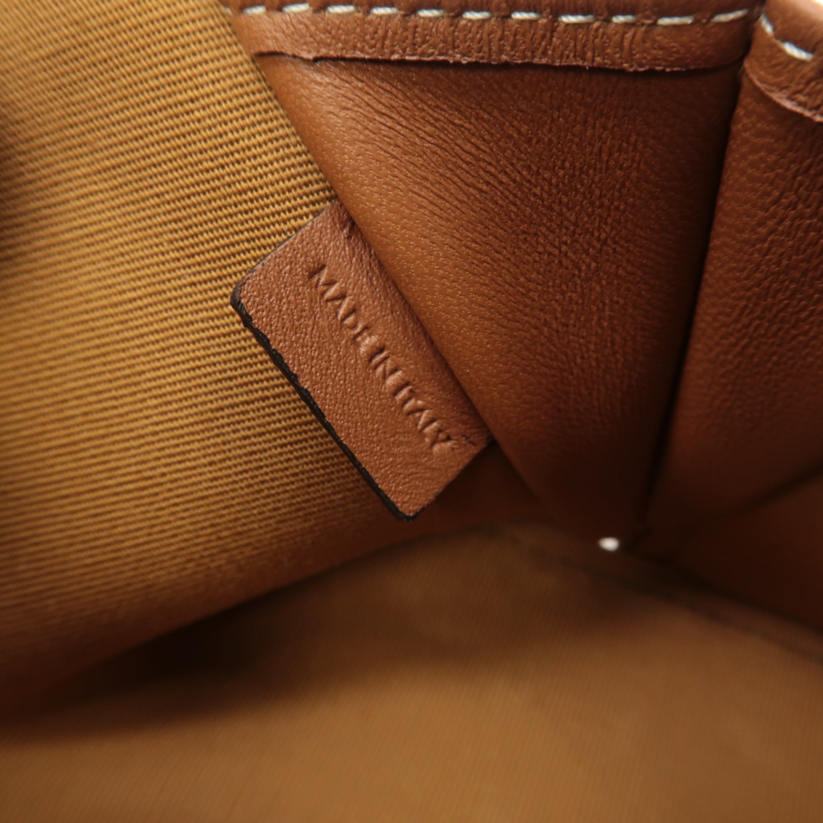 CELINE 塗層帆布Shoulder Bag金扣鏈帶肩背袋啡色