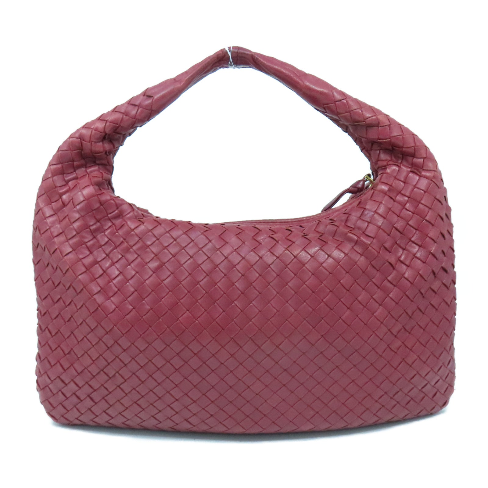 BOTTEGA VENETA 羊皮皮革Shoulder Bag金扣肩背袋紅色