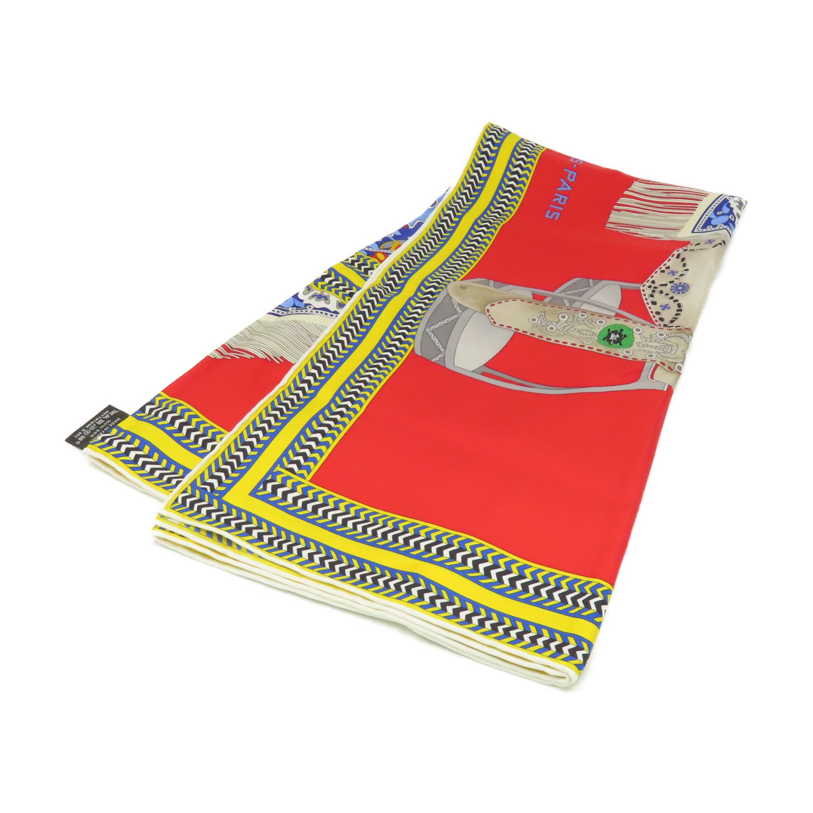 HERMES 【激減優惠】絲質Scarf 90x90絲巾紅色/黃色/藍色/彩色