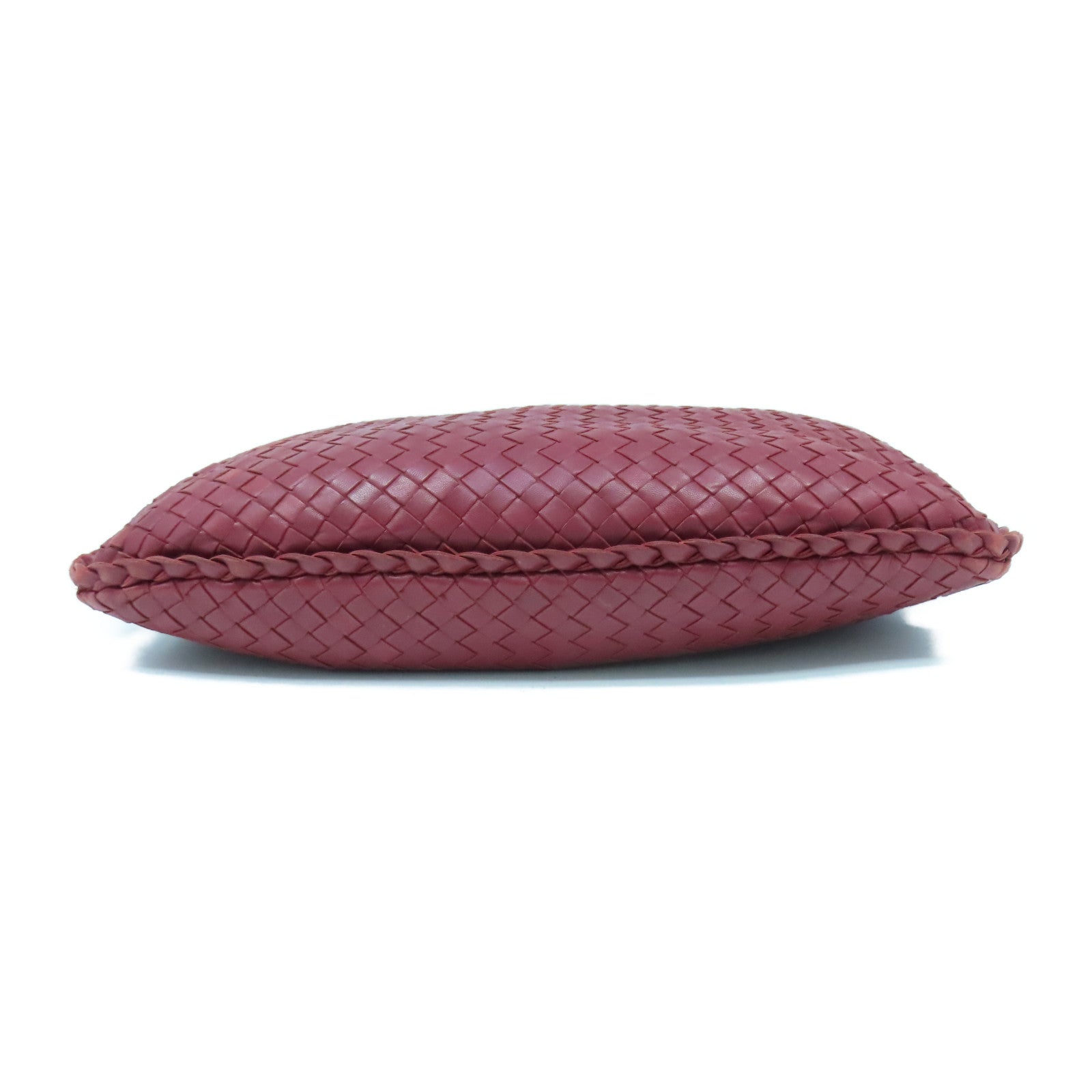 BOTTEGA VENETA 羊皮皮革Shoulder Bag金扣肩背袋紅色
