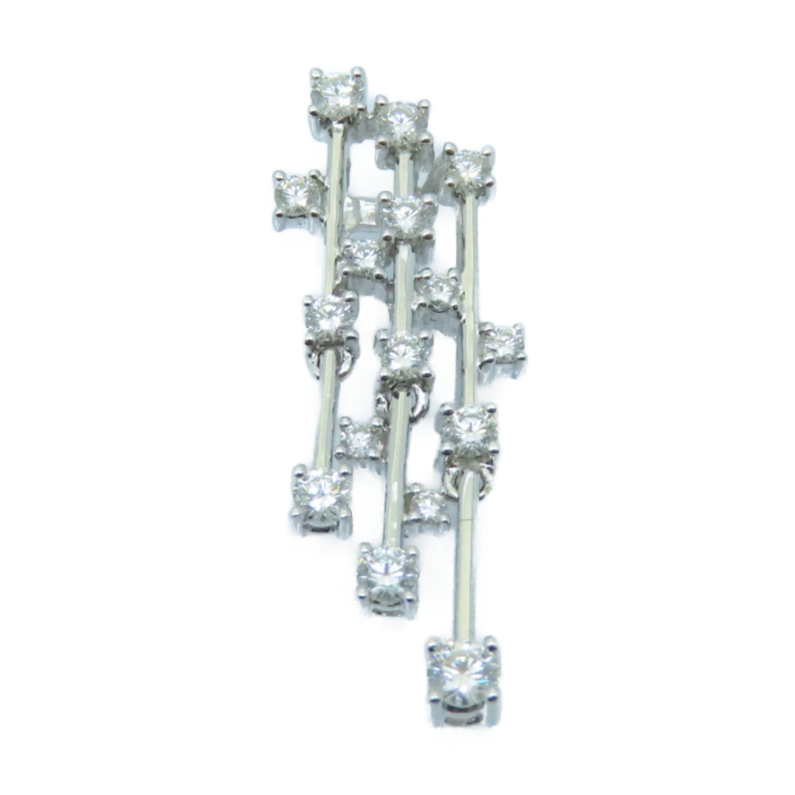 JEWELRY 18K白金Diamond Pendant 0.43ct鑽石吊墜