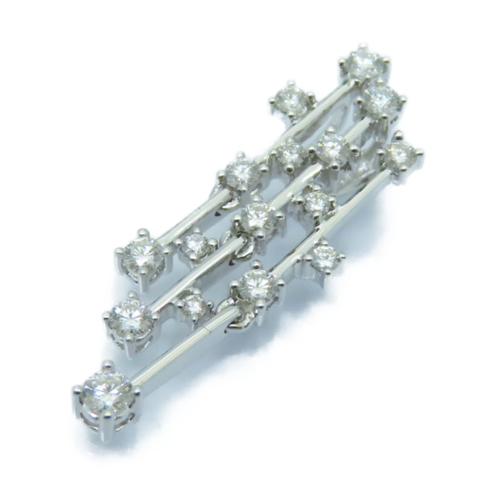JEWELRY 18K白金Diamond Pendant 0.43ct鑽石吊墜