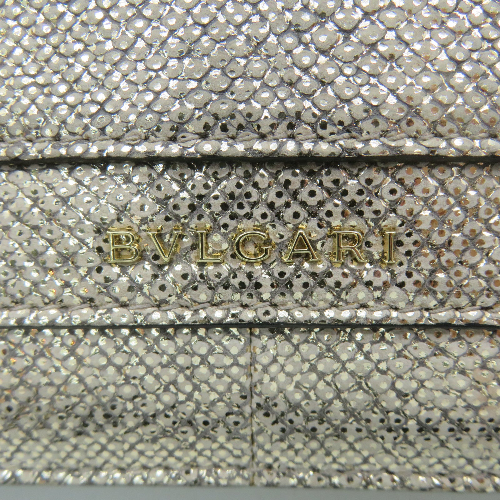 BVLGARI [Sharp Discount] Snakeskin Leather Serpenti Forever Chain Shoulder Bag Chain Strap Shoulder Bag Gold