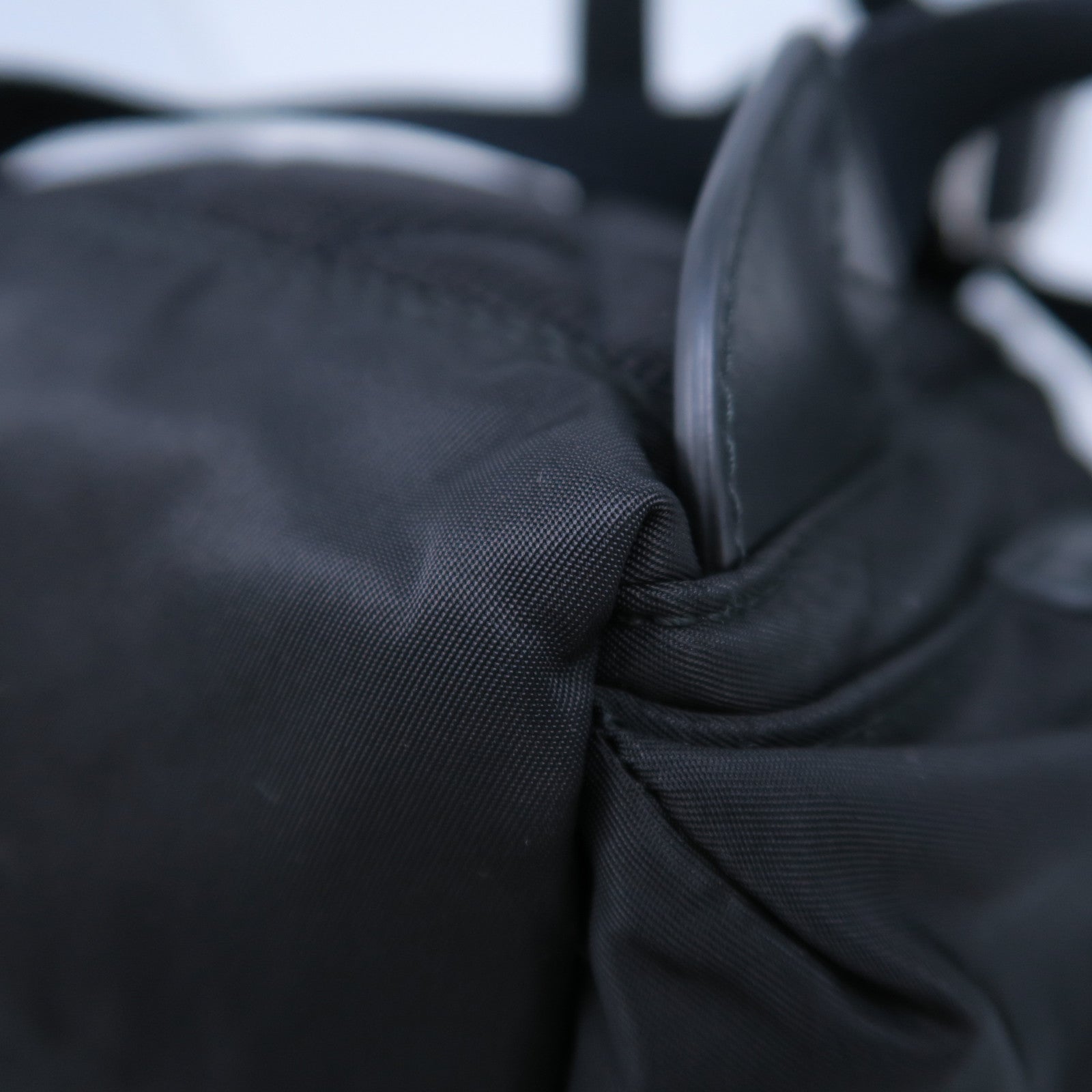 BURBERRY 尼龍Backpack銀扣背包黑色