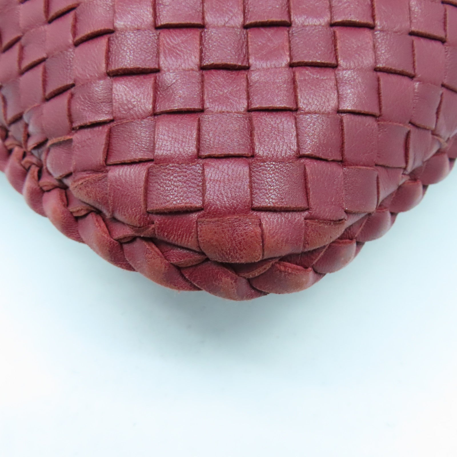 BOTTEGA VENETA 羊皮皮革Shoulder Bag金扣肩背袋紅色