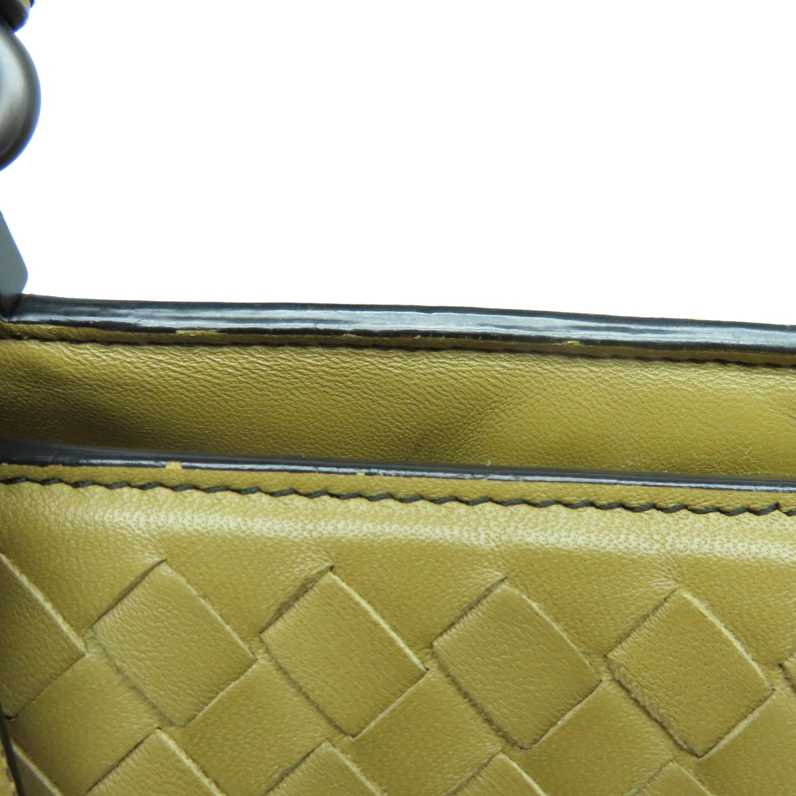 BOTTEGA VENETA Textured Leather 2way Shoulder Bag Handle Shoulder Bag Brown