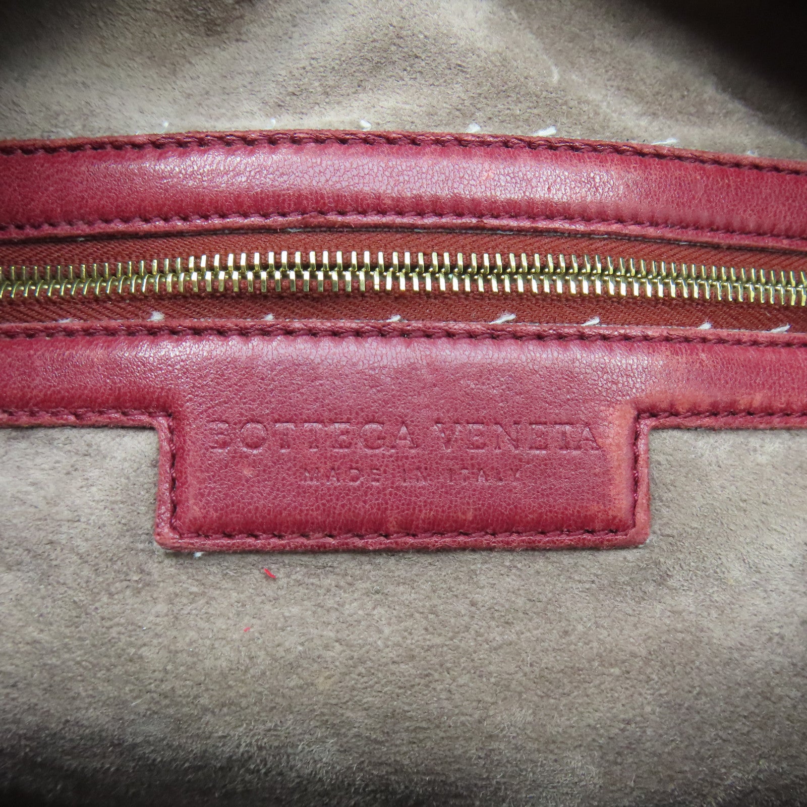 BOTTEGA VENETA 羊皮皮革Shoulder Bag金扣肩背袋紅色
