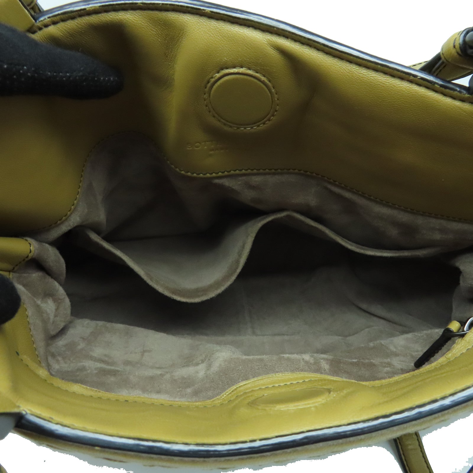 BOTTEGA VENETA Textured Leather 2way Shoulder Bag Handle Shoulder Bag Brown