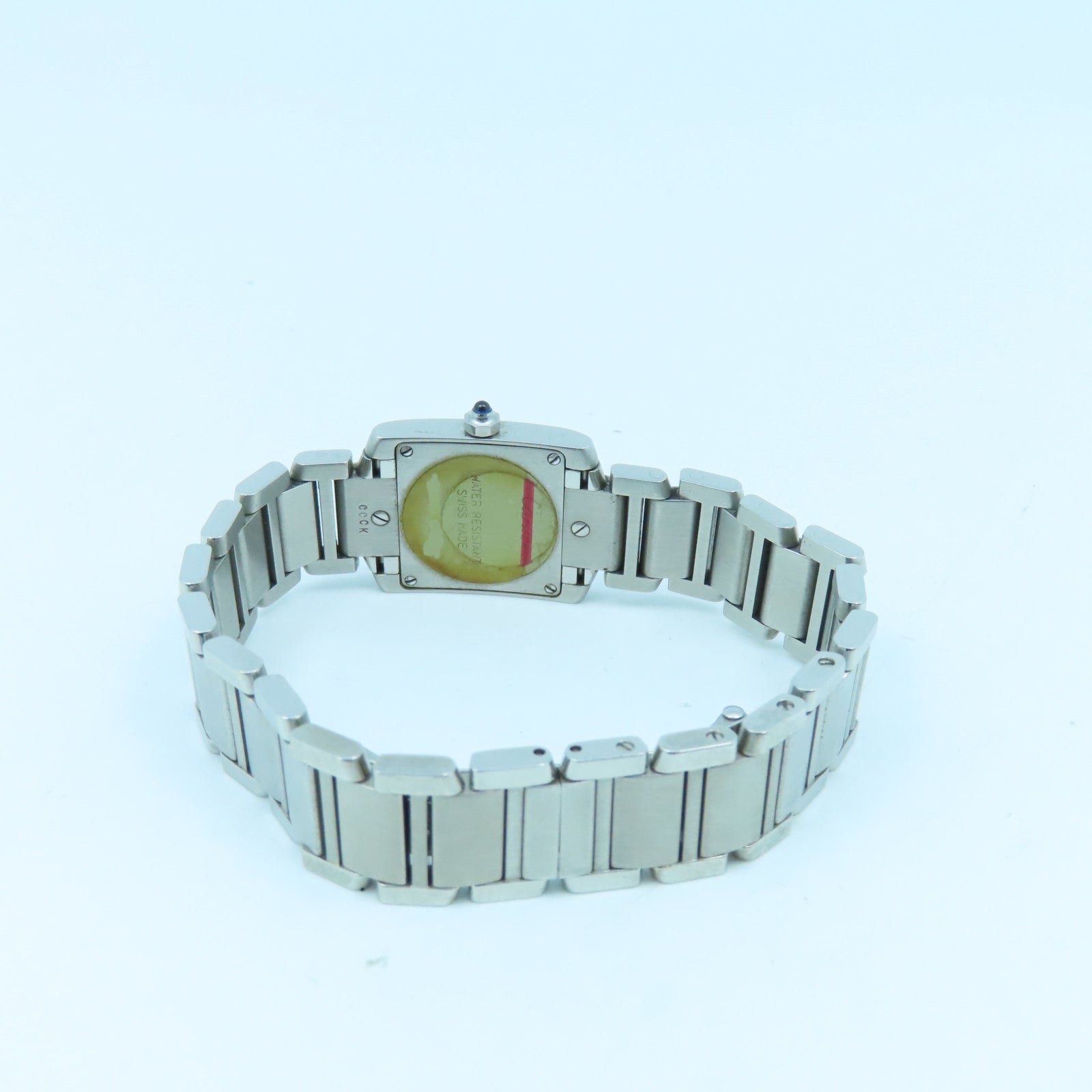 CARTIER Tank Francaise不锈钢手表石英机芯白色