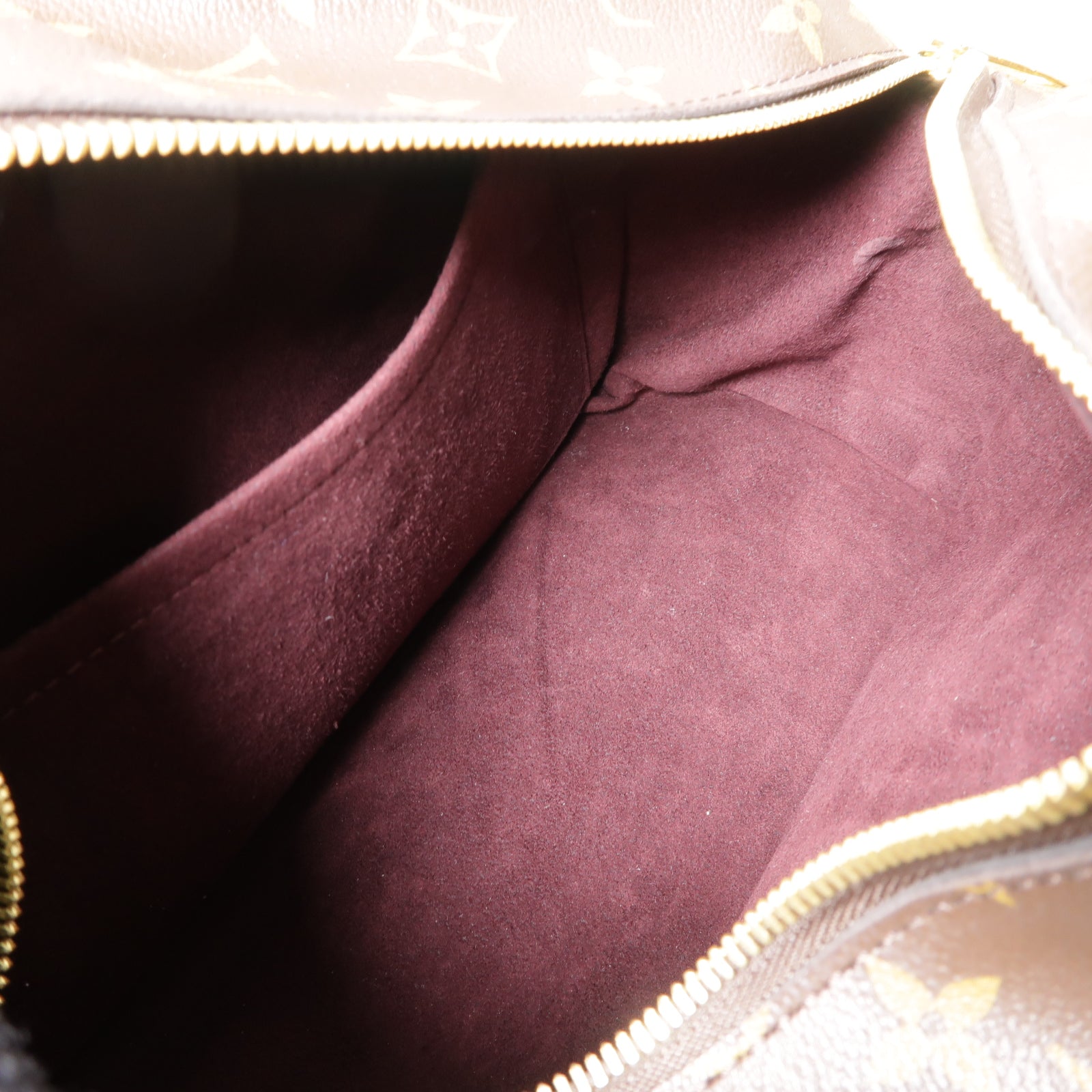 LOUIS VUITTON Monogram Marais MM金扣肩背袋棕色