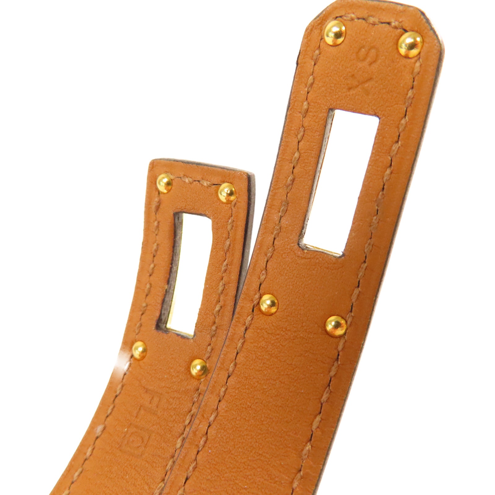 HERMES Box Calf皮革Kelly Double Tour XS Bracelet金扣手鏈Cobalt鈷藍色